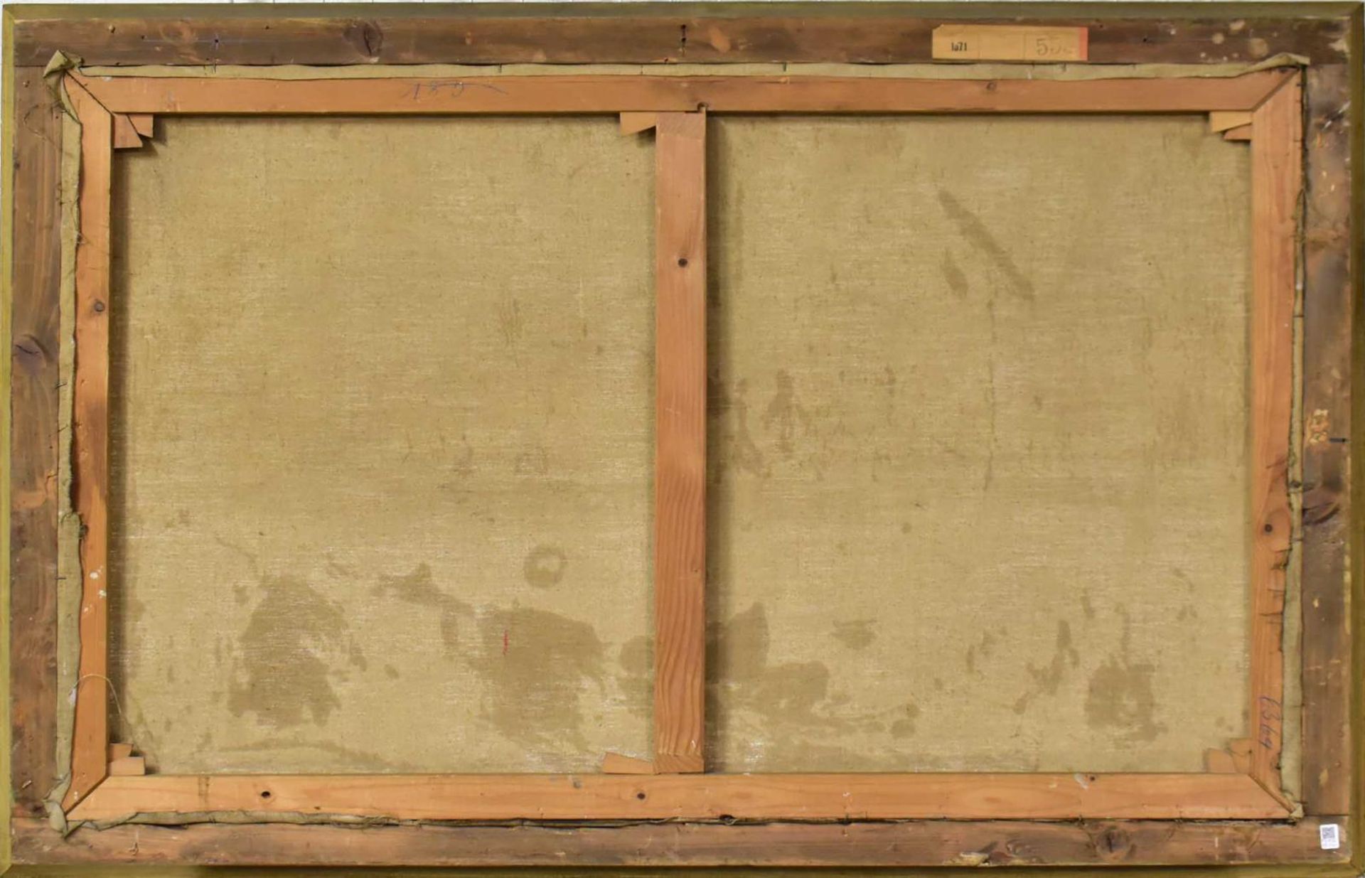 BOSCH, FLORIAN. Sommerliche Landschaft. Öl/Leinwand. - Bild 3 aus 3