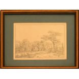 WAGENBAUER, MAX JOSEPH (WOHL). Baumstudien. Sieben Lithographien.