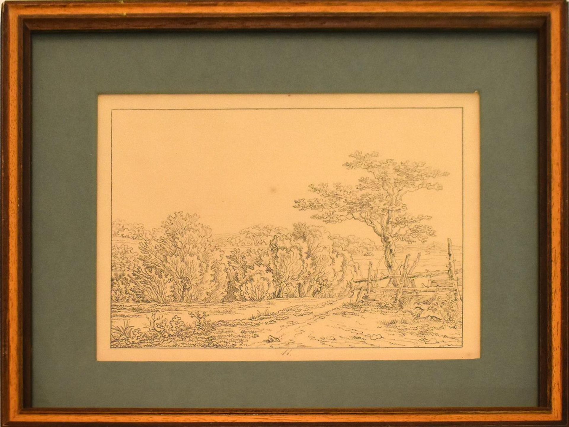 WAGENBAUER, MAX JOSEPH (WOHL). Baumstudien. Sieben Lithographien.