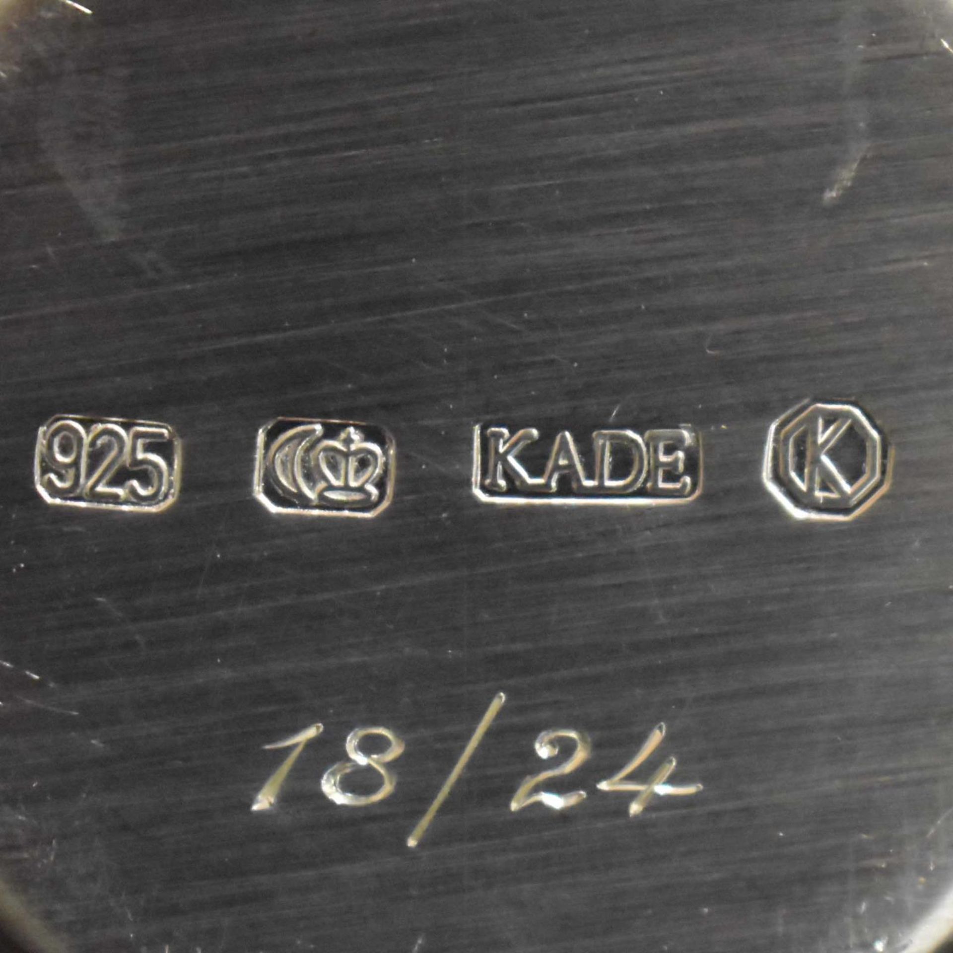 Becher. Darmstadt, 20. Jh., Kade | Silber. - Bild 3 aus 3