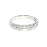 Ring. Platin, satiniert.