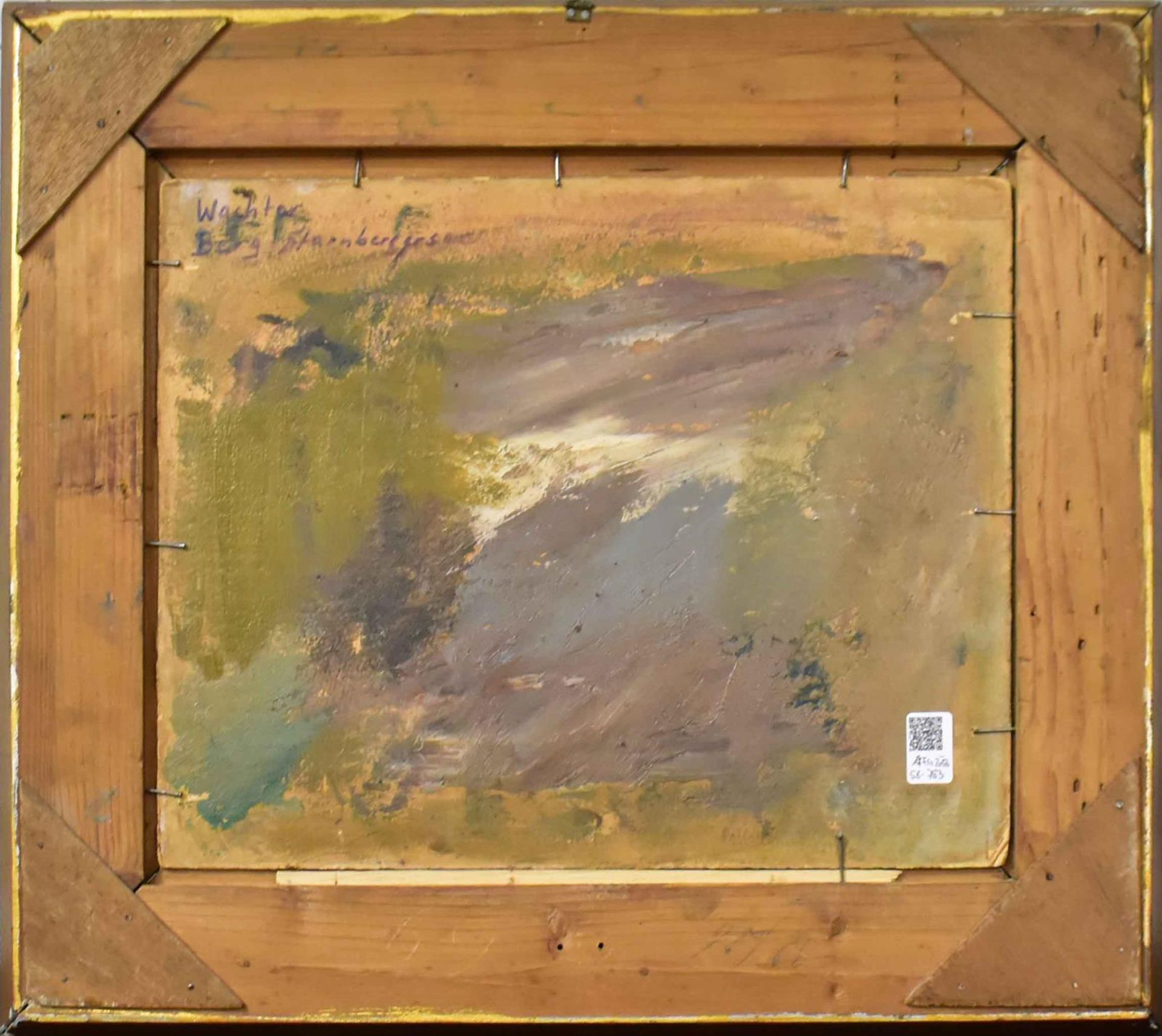 UNBEKANNT. Stillende Mutter. Ölstudie/Karton. - Bild 2 aus 2