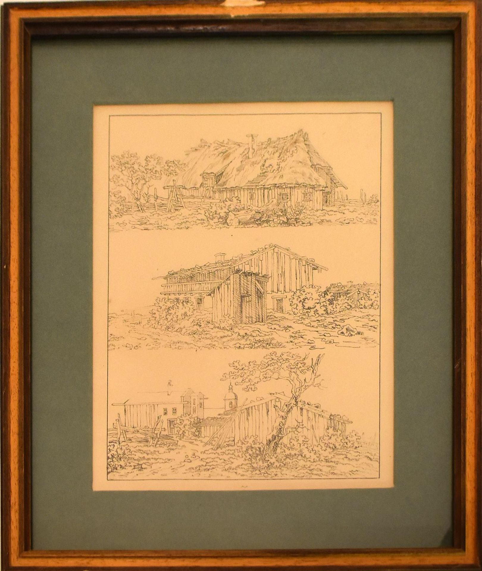 WAGENBAUER, MAX JOSEPH (WOHL). Baumstudien. Sieben Lithographien. - Bild 10 aus 14