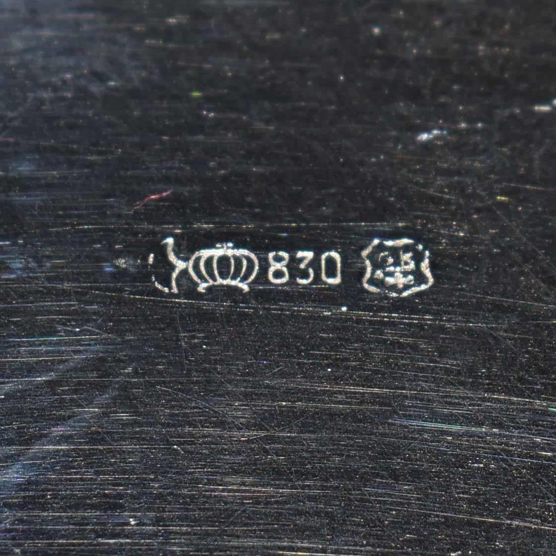 Schale. Schwäbisch Gmünd, 20. Jh., Gottlieb Kurz | Silber. - Bild 3 aus 3