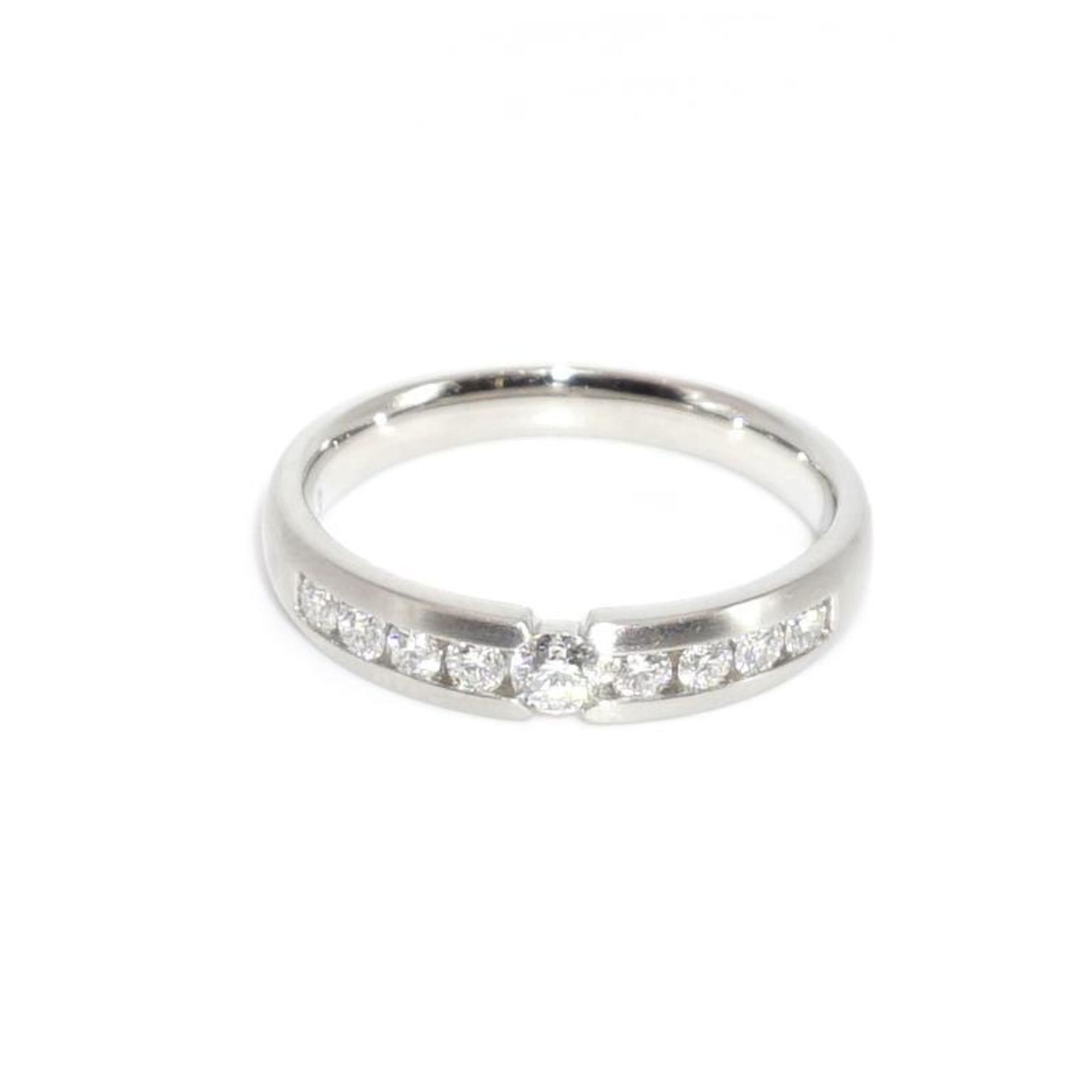 Ring. Platin, satiniert.