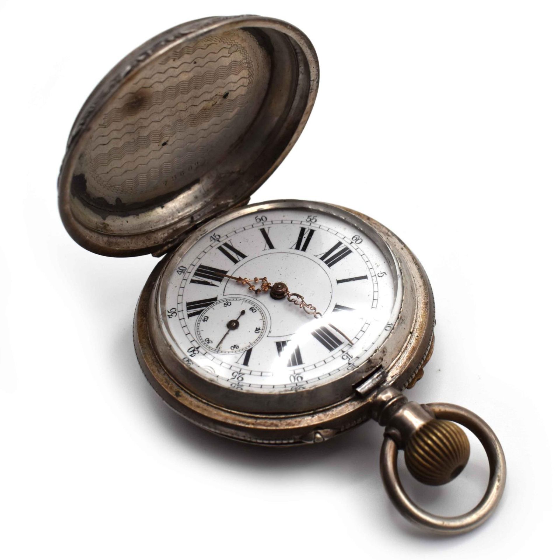 Konvolut Taschenuhren, 17tlg. Gehäuse Metall bzw. Silber. - Bild 21 aus 37