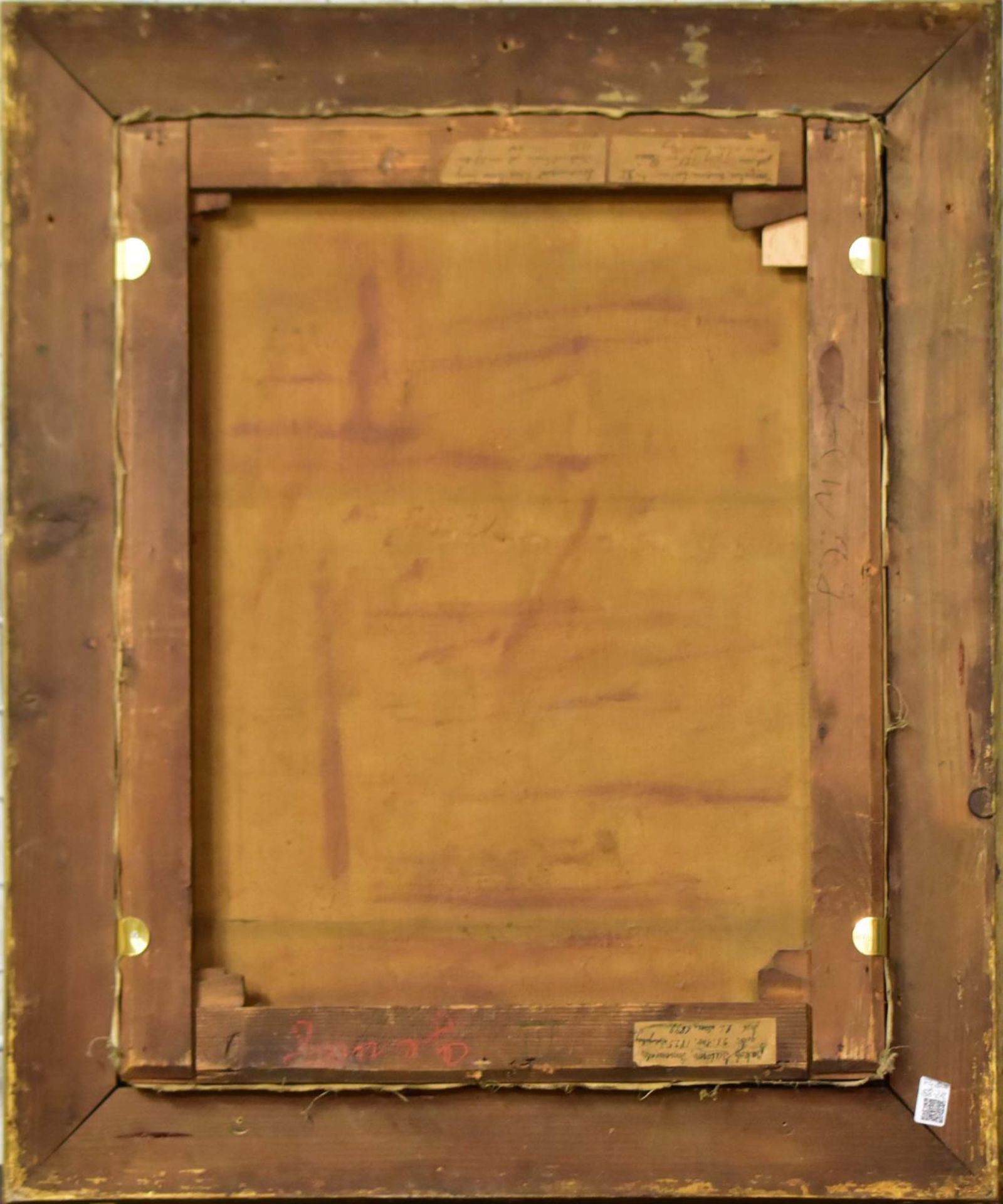 GAISSER, JAKOB EMANUEL. Die Prophezeihung (Zwei vornehme Damen bei einer Wahrsagerin). Öl/Leinwand. - Bild 3 aus 3