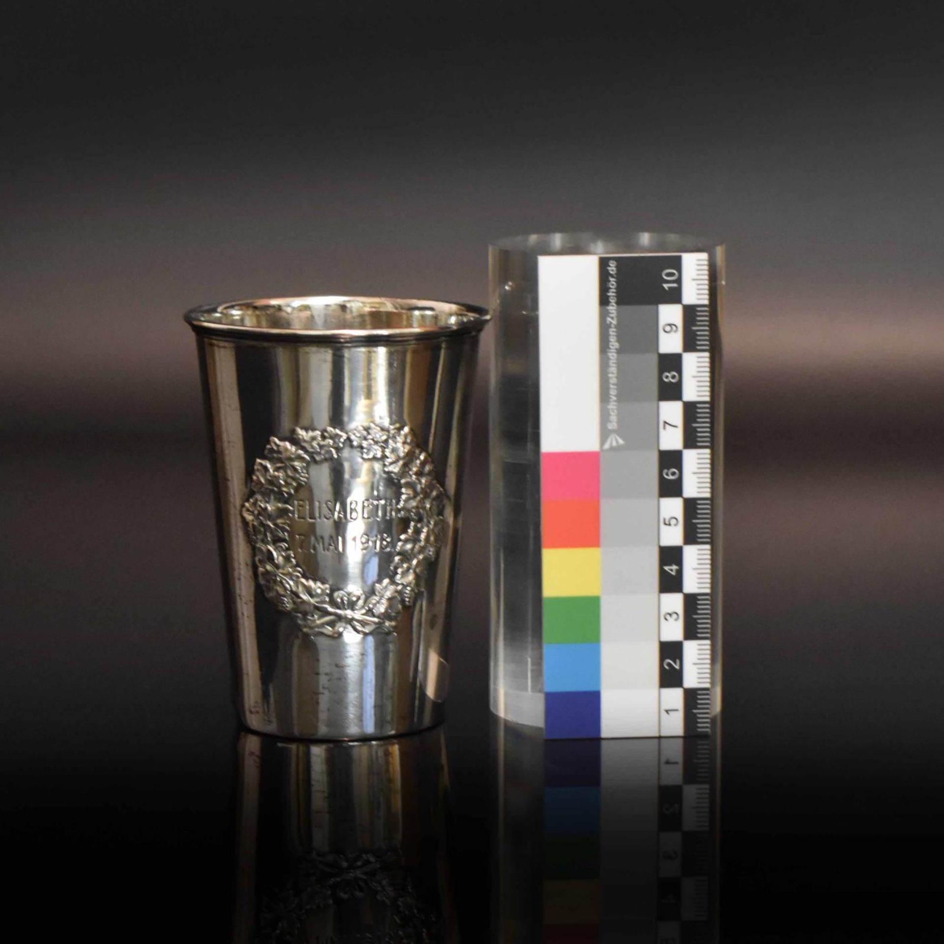 Becher. Heilbronn, 20. Jh. Bruckmann & Söhne | Silber. - Bild 3 aus 4