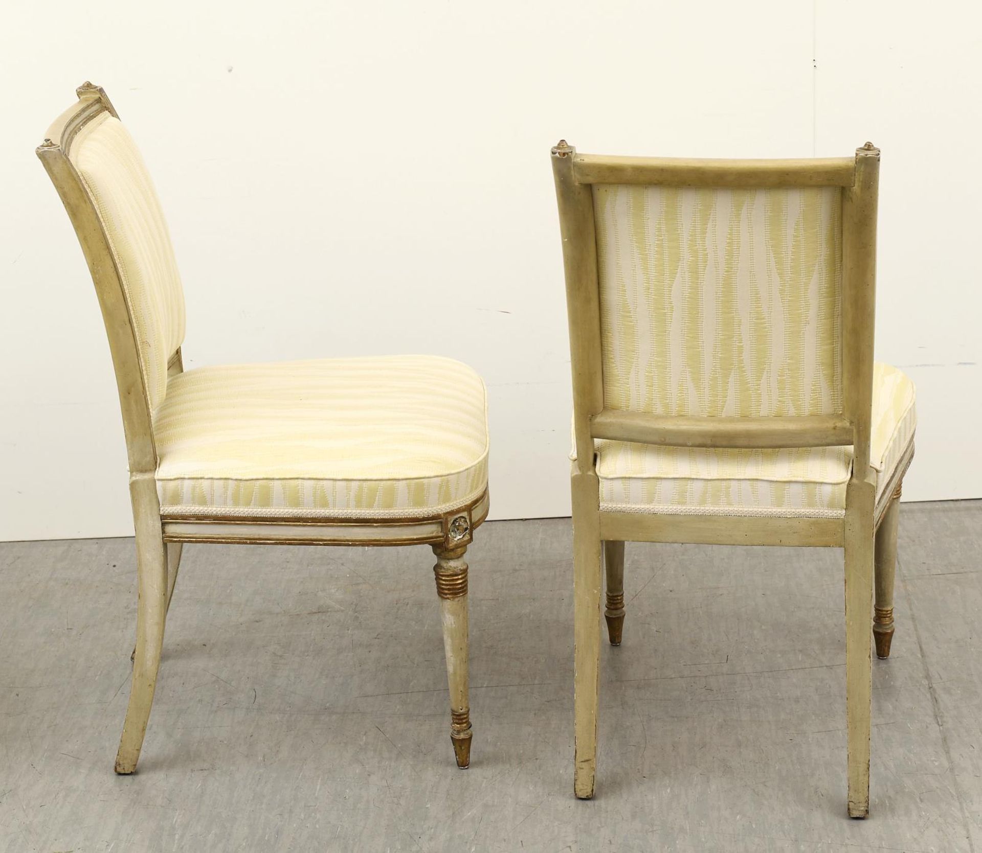 Sechs Stühle. Empire-Stil | Holz, gefasst. - Bild 2 aus 2