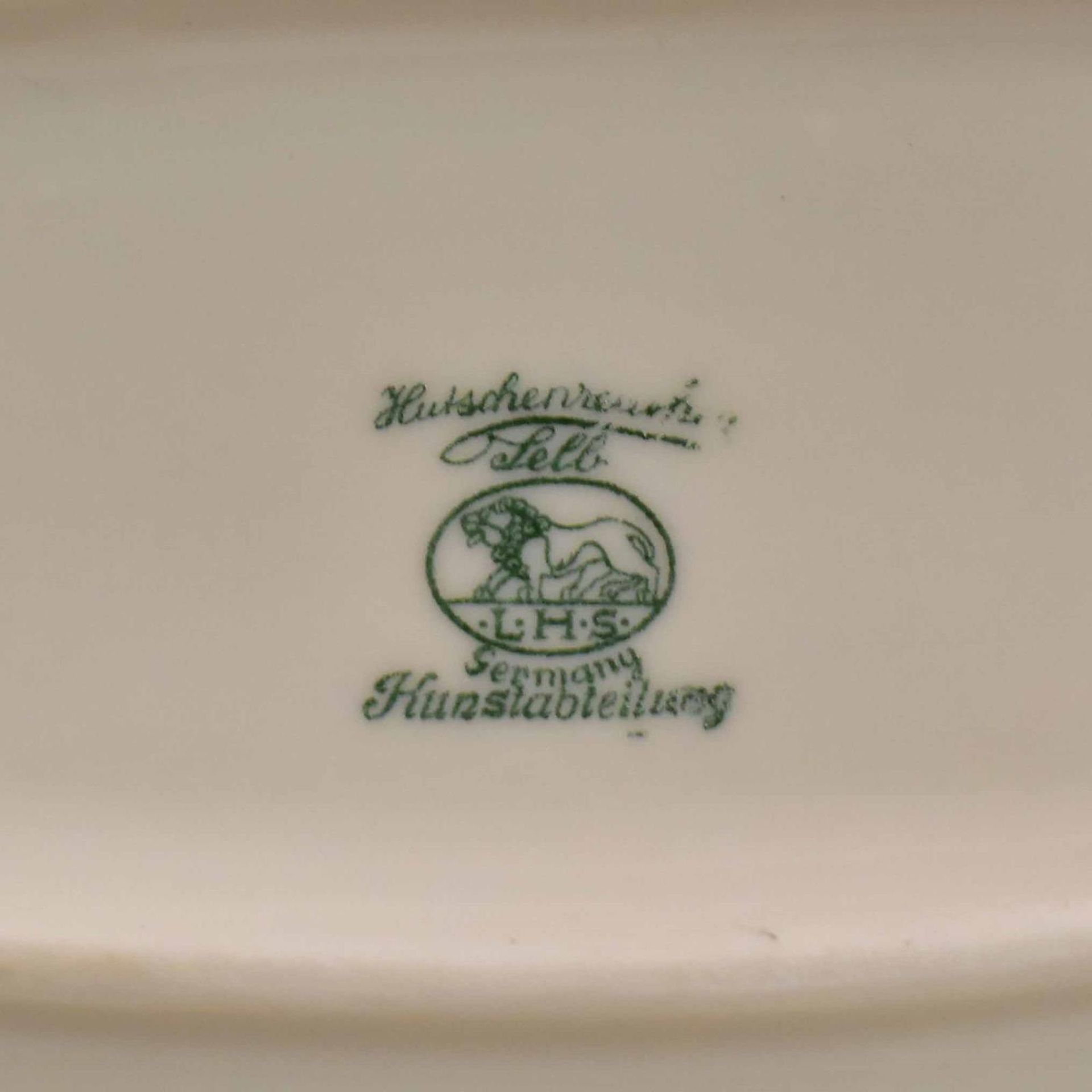 "Adagio". Hutschenreuther, nach Entwurf von C. Werner | Porzellan, sparsame Farb- und Goldstaffage. - Bild 3 aus 3