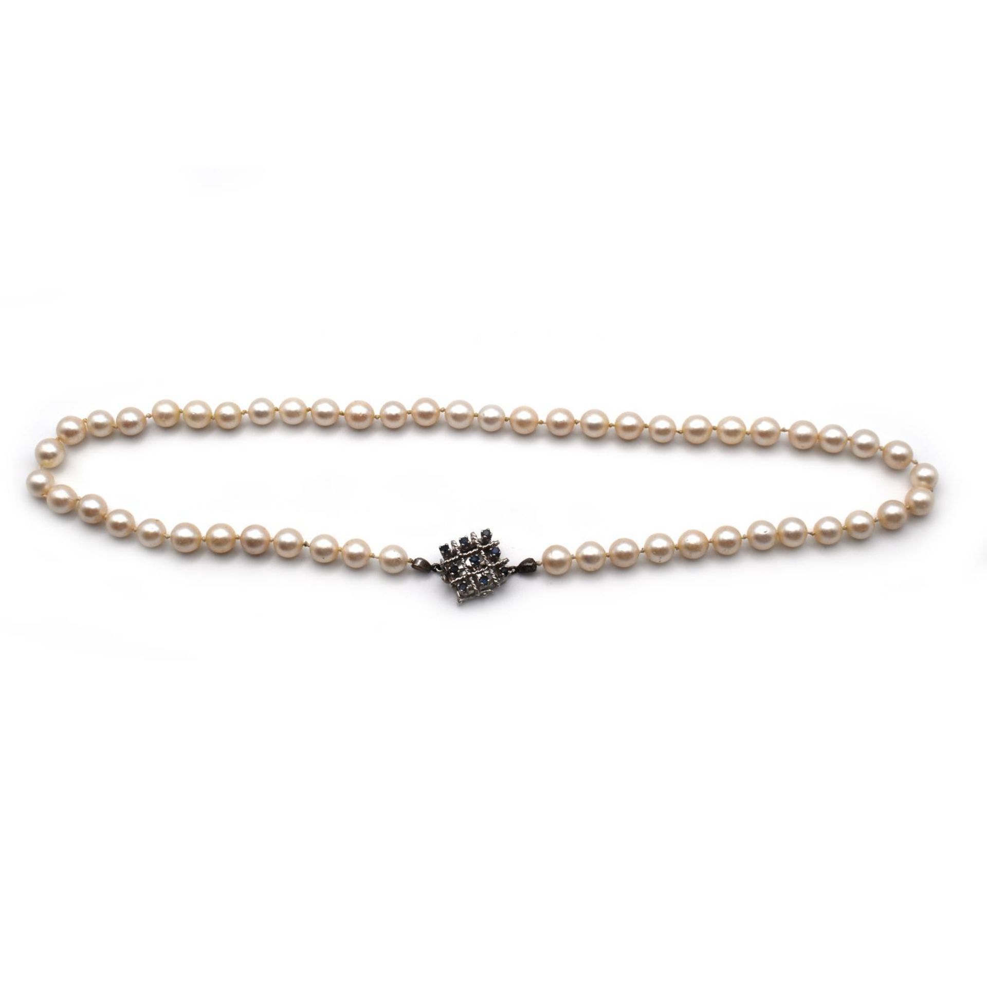 Collier. Schließe 14 K WG.