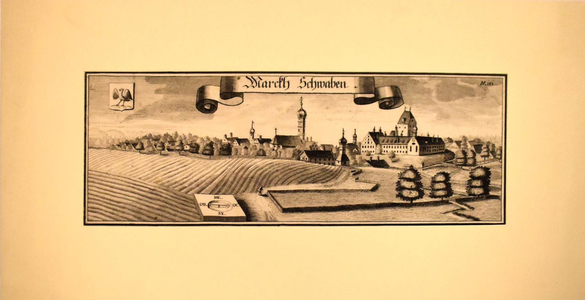 WENING, MICHAEL. Stadt- und Klosteransichten. 25 Kupferstiche. - Bild 4 aus 8