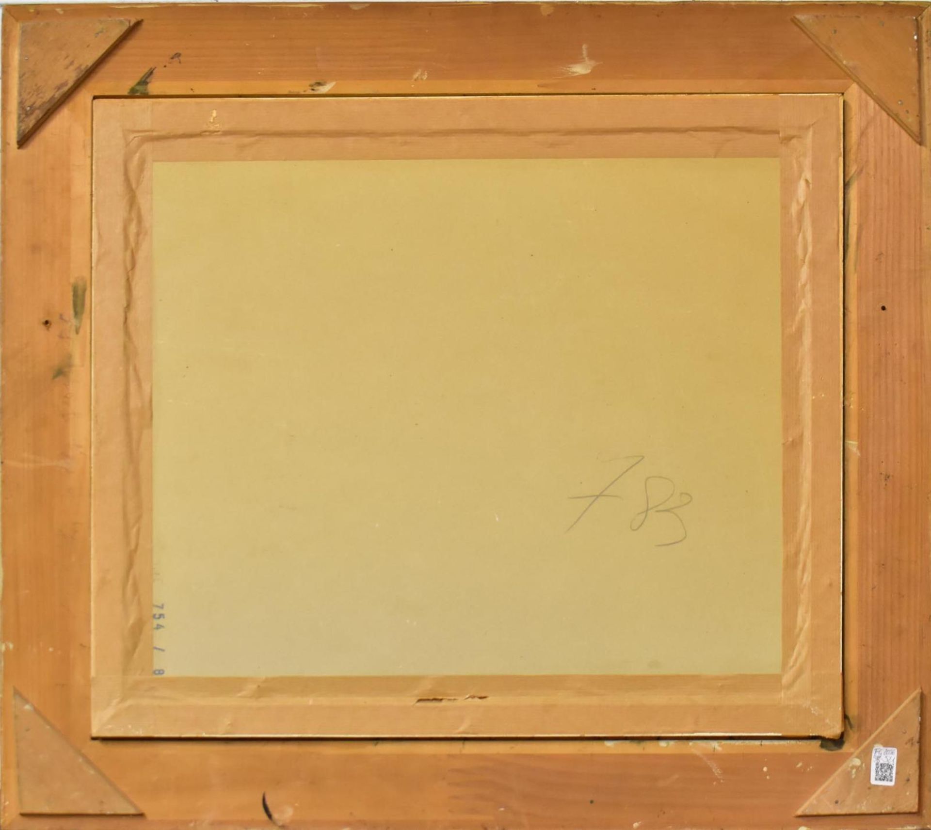 UNBEKANNT. Plantage. Öl/Leinwand/Karton (wohl). - Bild 3 aus 3