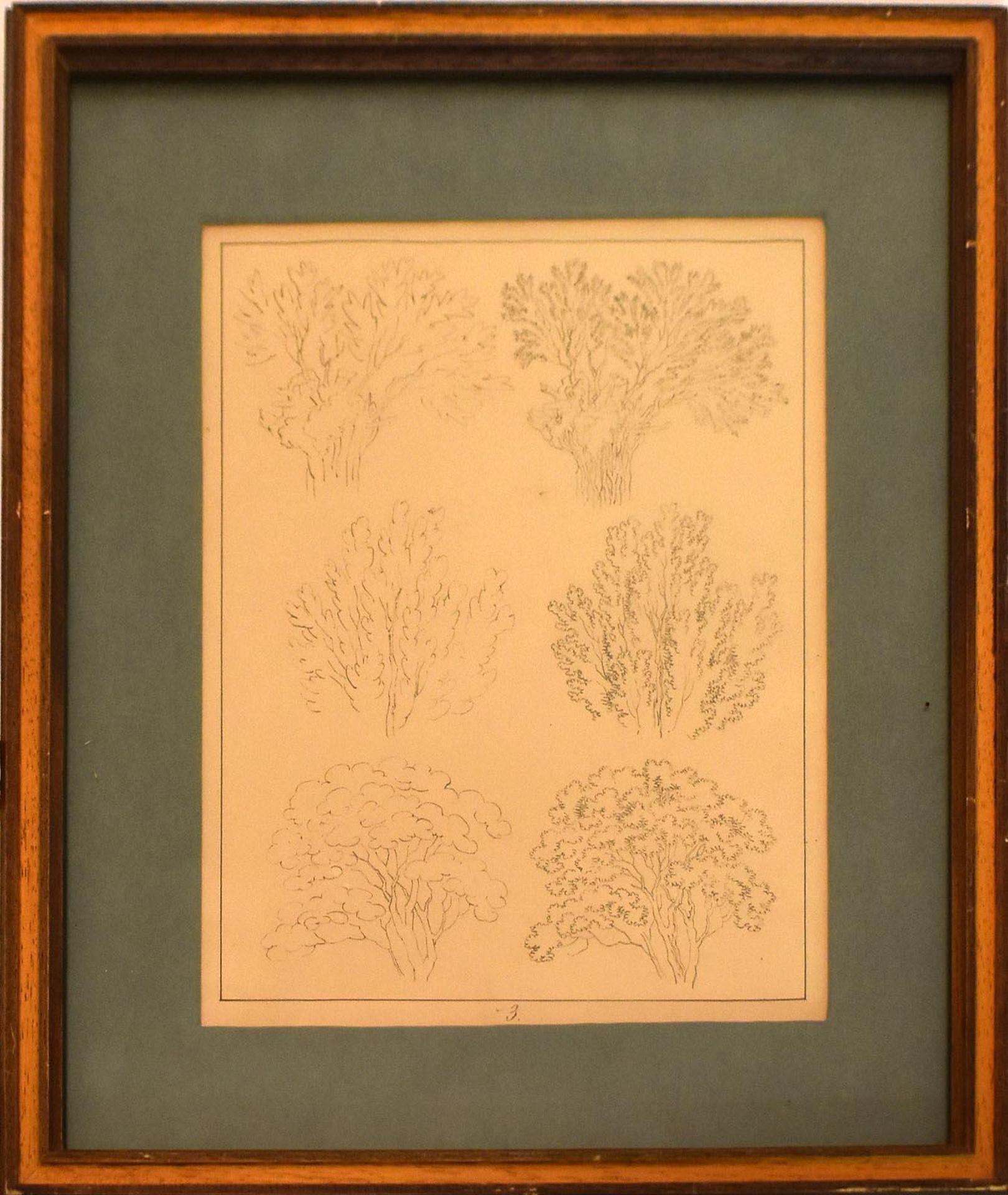 WAGENBAUER, MAX JOSEPH (WOHL). Baumstudien. Sieben Lithographien. - Bild 7 aus 14