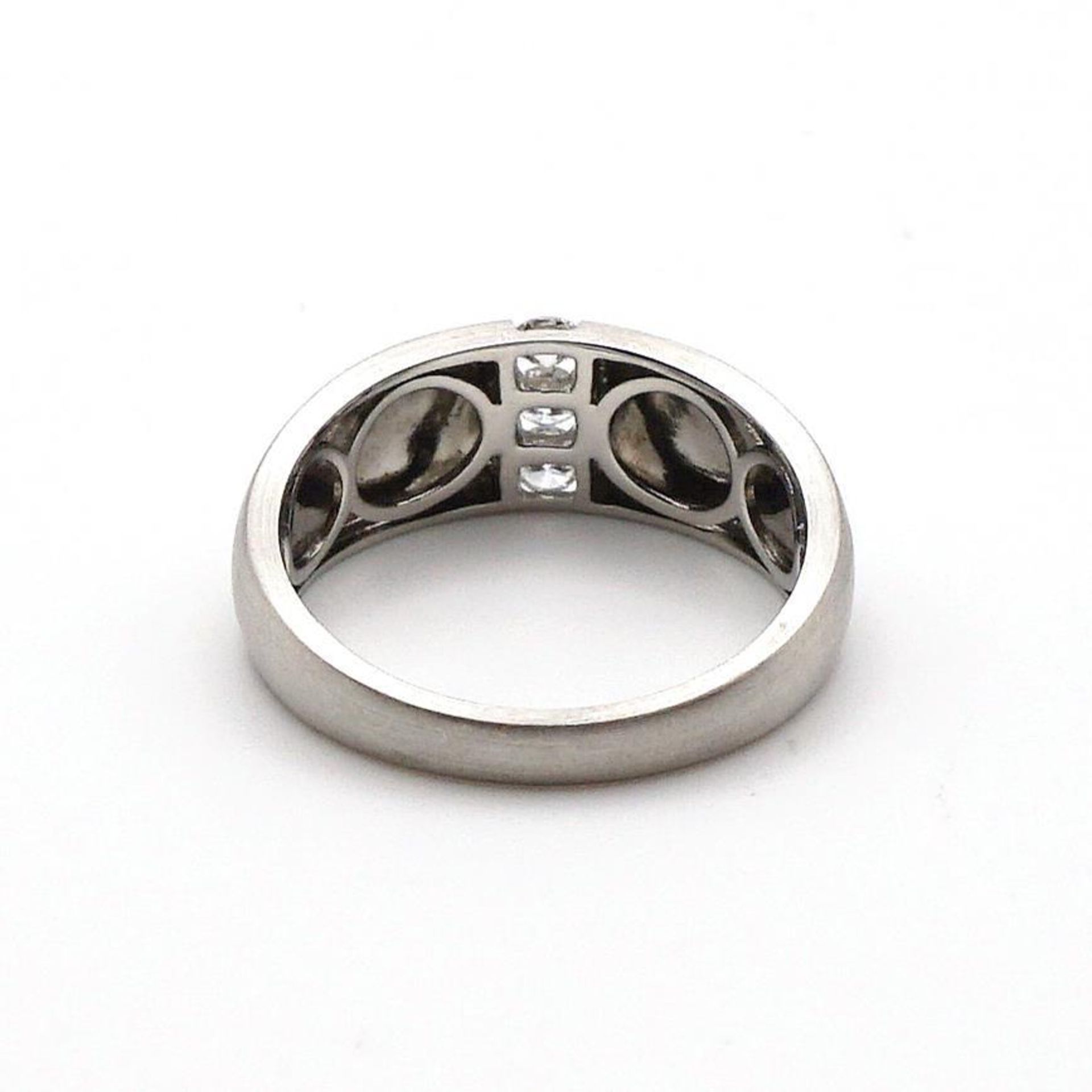 Ring. Platin, satiniert. - Bild 3 aus 3