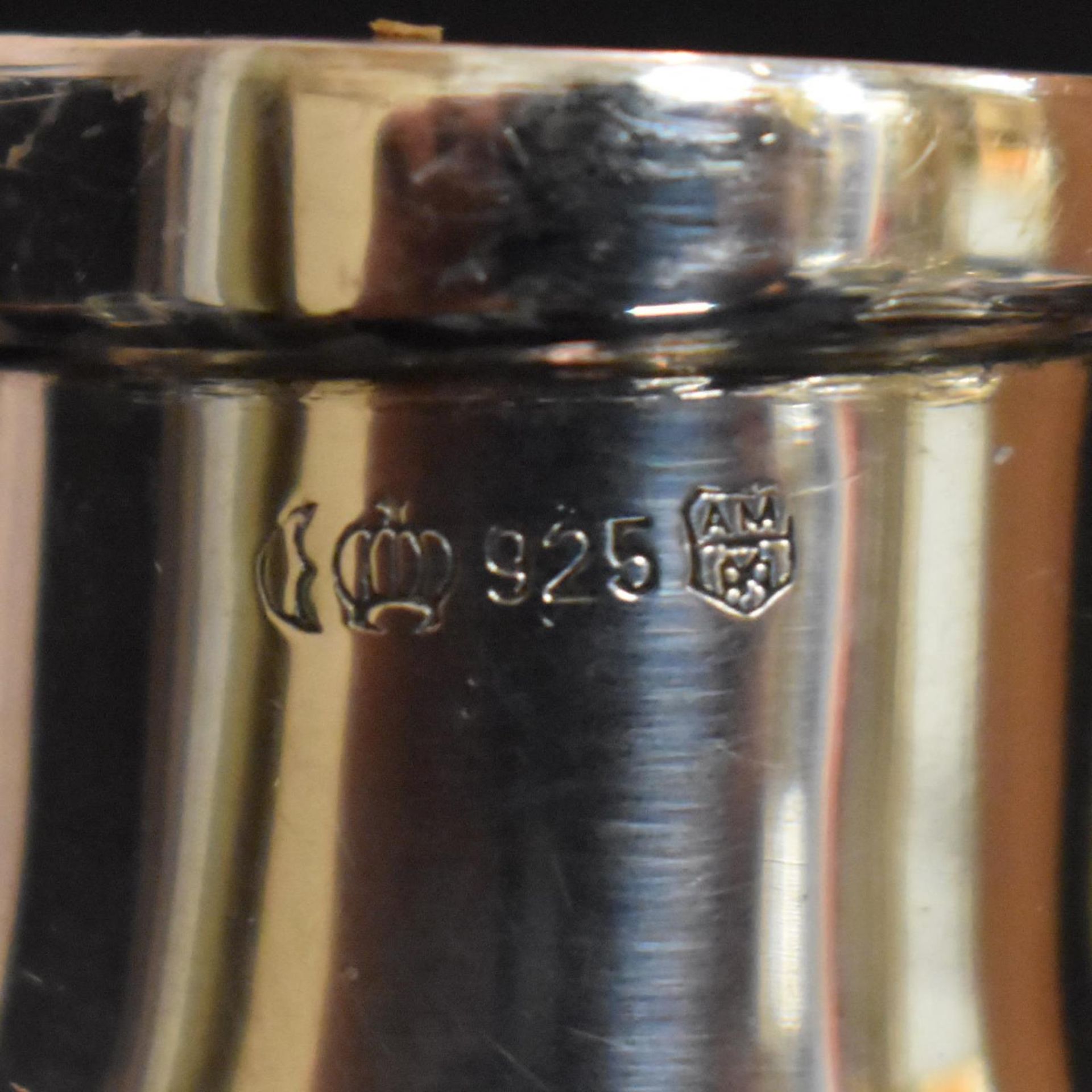 Flachmann. Schwäbisch Gmünd, 20. Jh., Arthur Möhrle | Silber. - Bild 3 aus 3