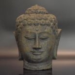 Buddhakopf. Im Gandhara-Stil | Stein.
