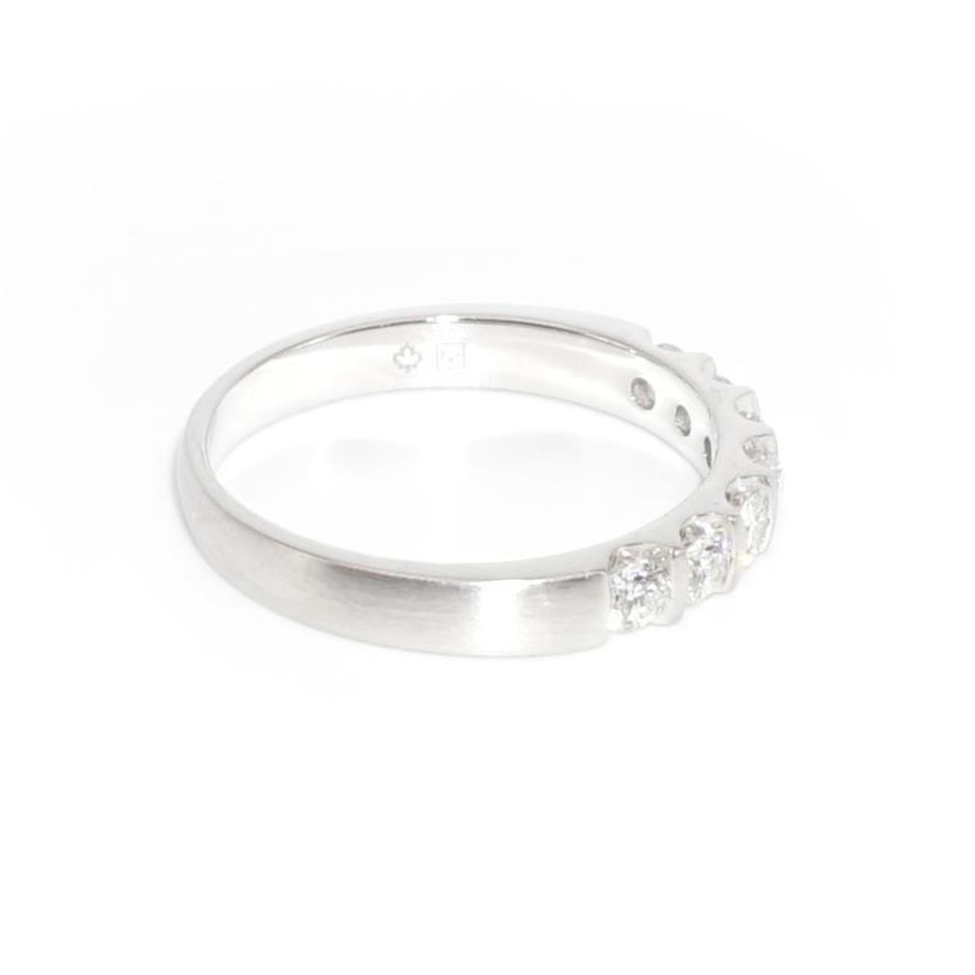 Ring. Platin, satiniert. - Bild 3 aus 4