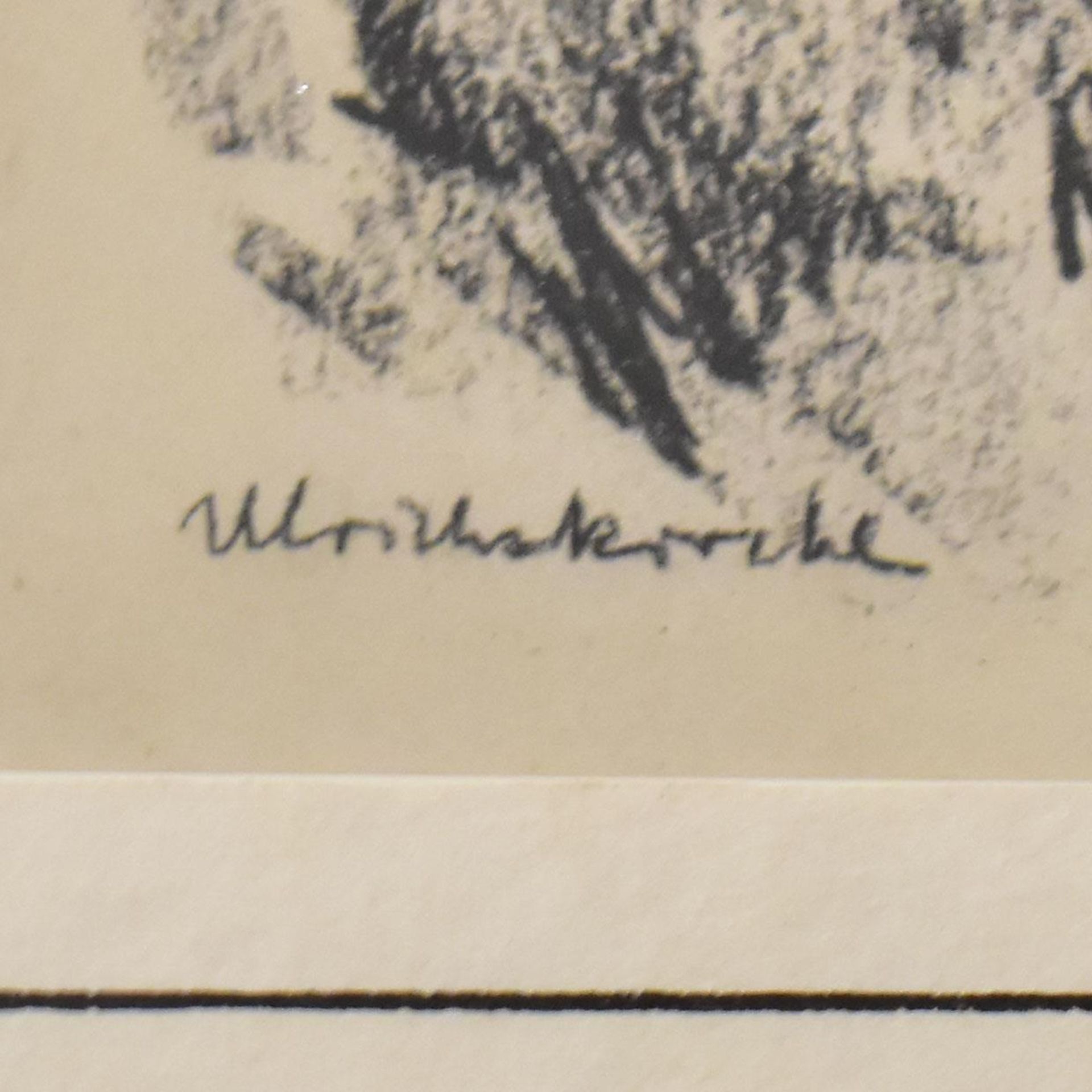 LIEBERMANN, ERNST. Ulrichskirche. Kohlezeichnung. - Bild 2 aus 2