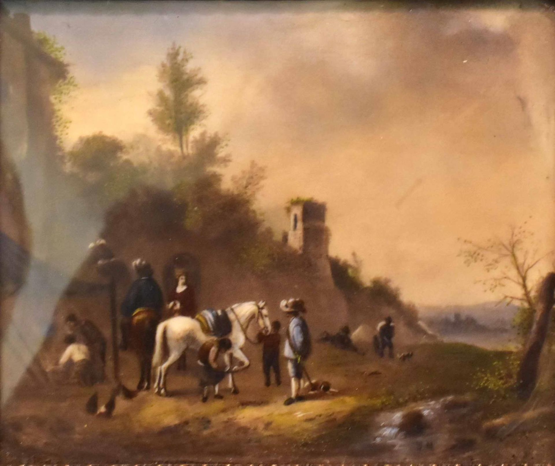 Drei Miniaturen. 19. Jh. | Aquarell- und Deckfarben. - Bild 2 aus 4