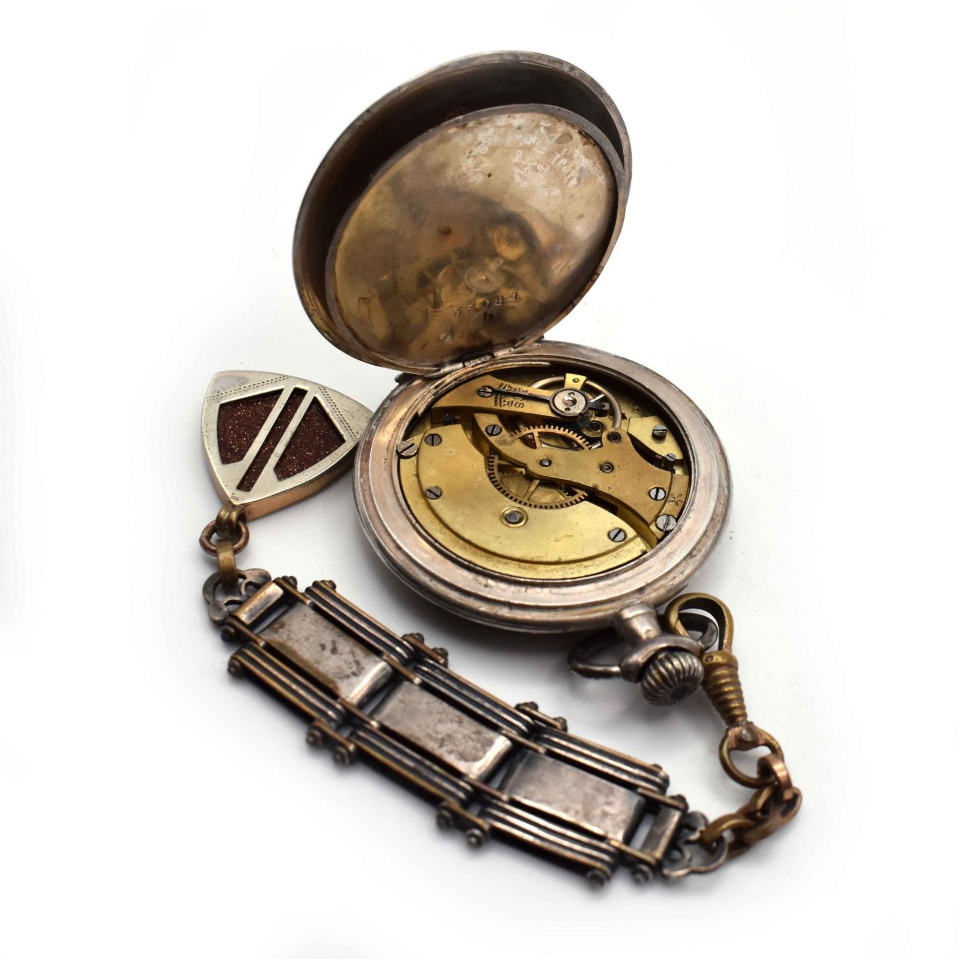 Konvolut Taschenuhren, 17tlg. Gehäuse Metall bzw. Silber. - Bild 27 aus 37