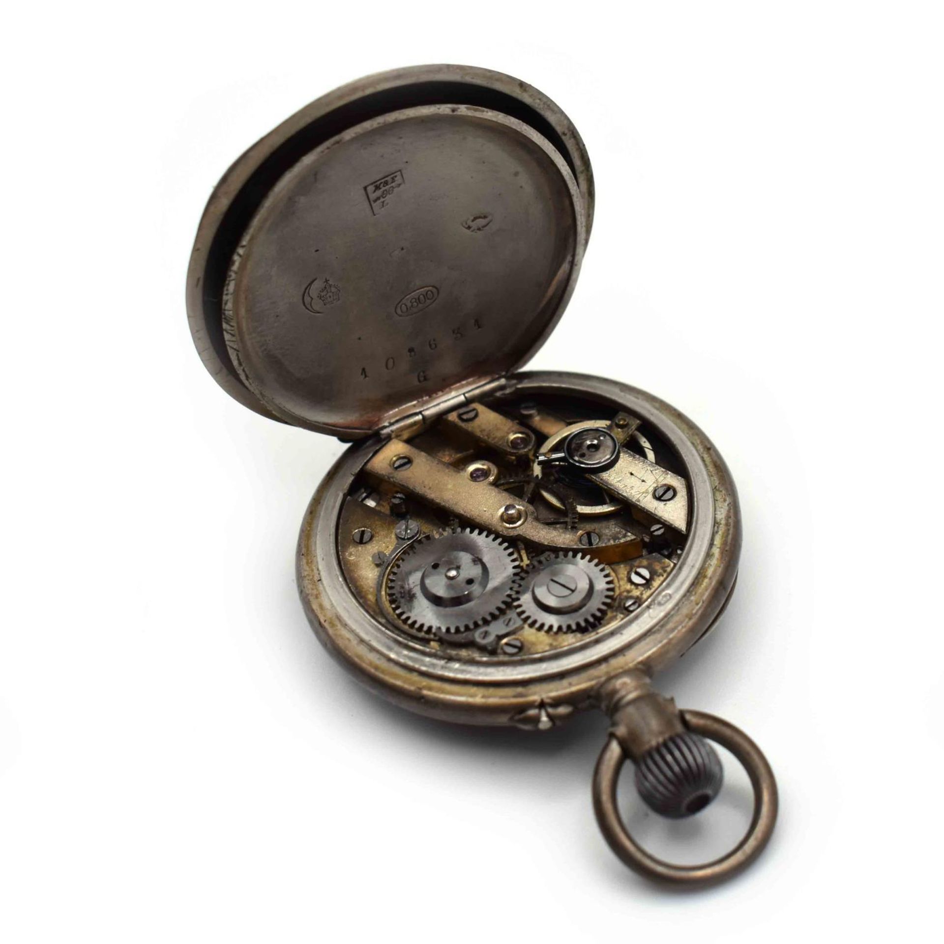 Konvolut Taschenuhren, 17tlg. Gehäuse Metall bzw. Silber. - Bild 17 aus 37