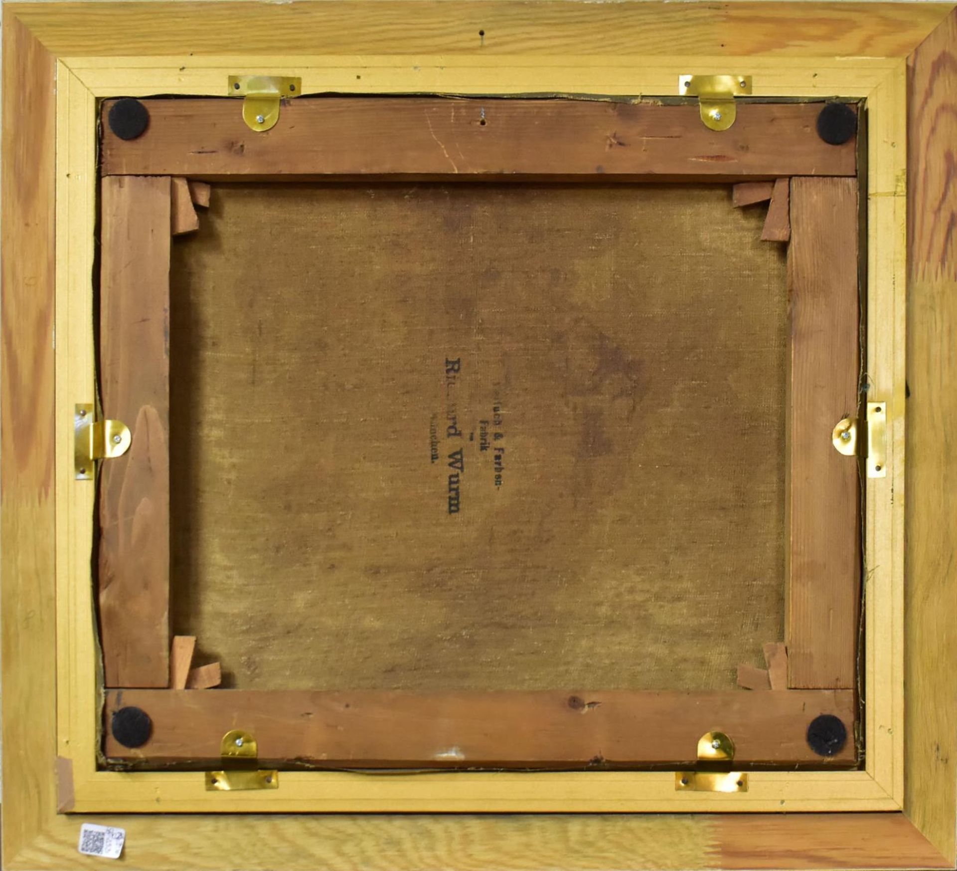 DEUTSCHLAND. Saloninterieur. Öl/Leinwand. - Bild 2 aus 2