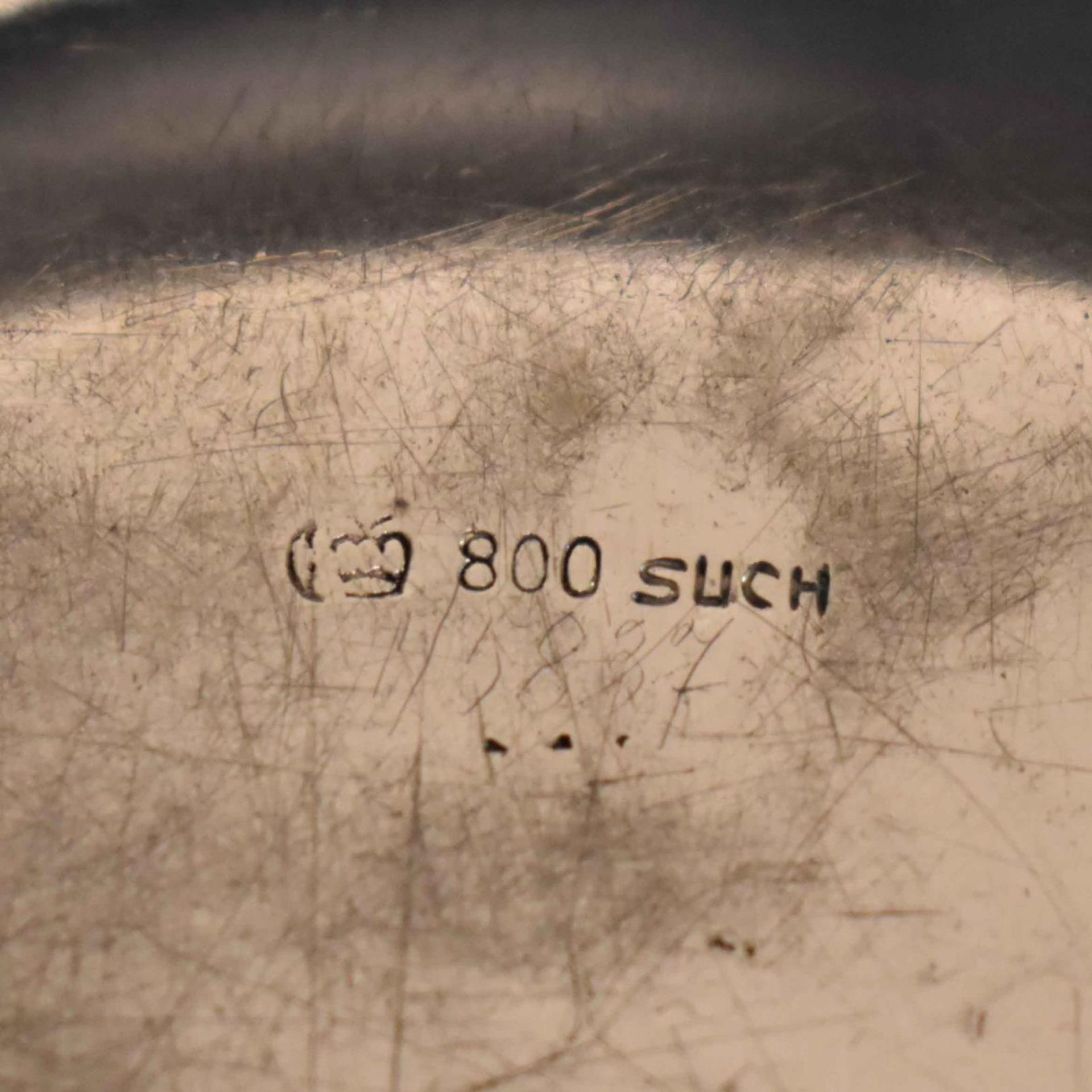 Zwei Teller. U.a. Kopenhagen, 1940, G. Traberg | Silber. - Bild 4 aus 4