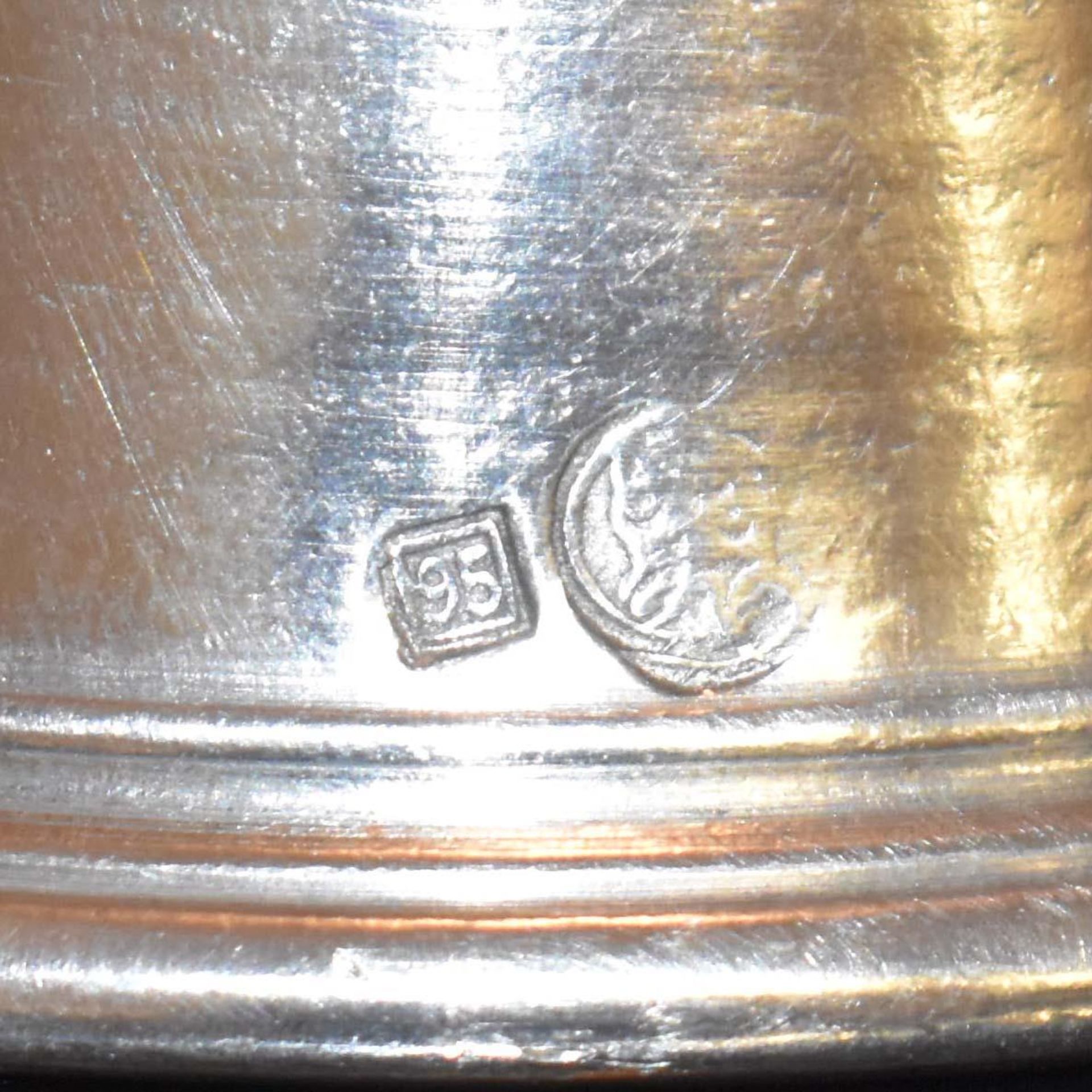 Sechs Sturzbecher. 21. Jh. | Zinn. - Bild 3 aus 3