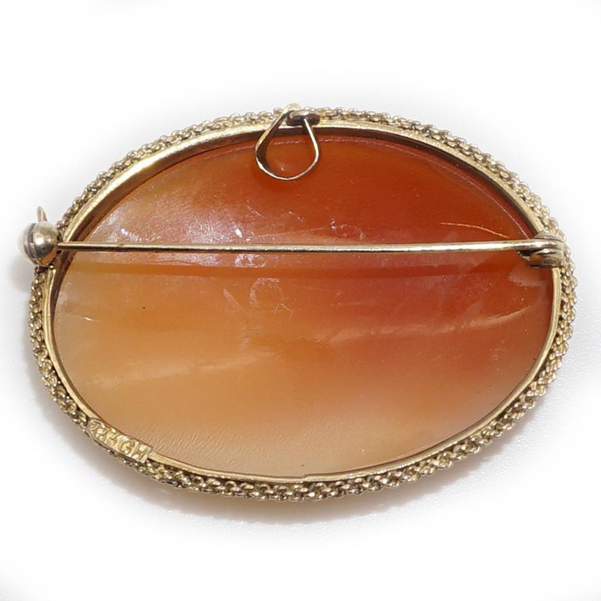 Brosche/Anhänger. Rahmung 8 K GG. - Bild 2 aus 2