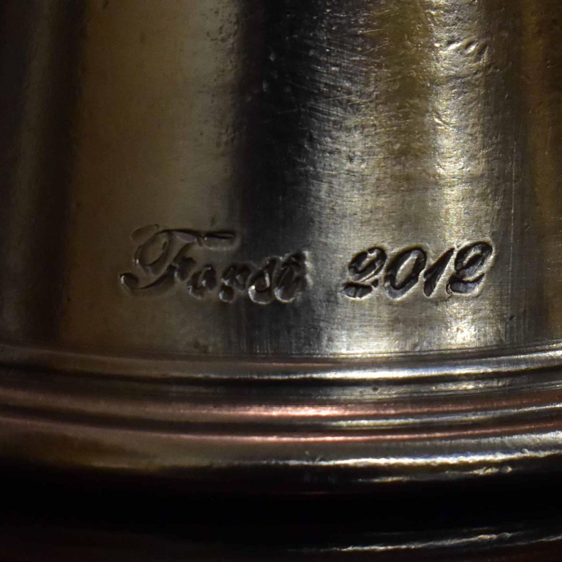 Sechs Sturzbecher. 21. Jh. | Zinn. - Bild 2 aus 3