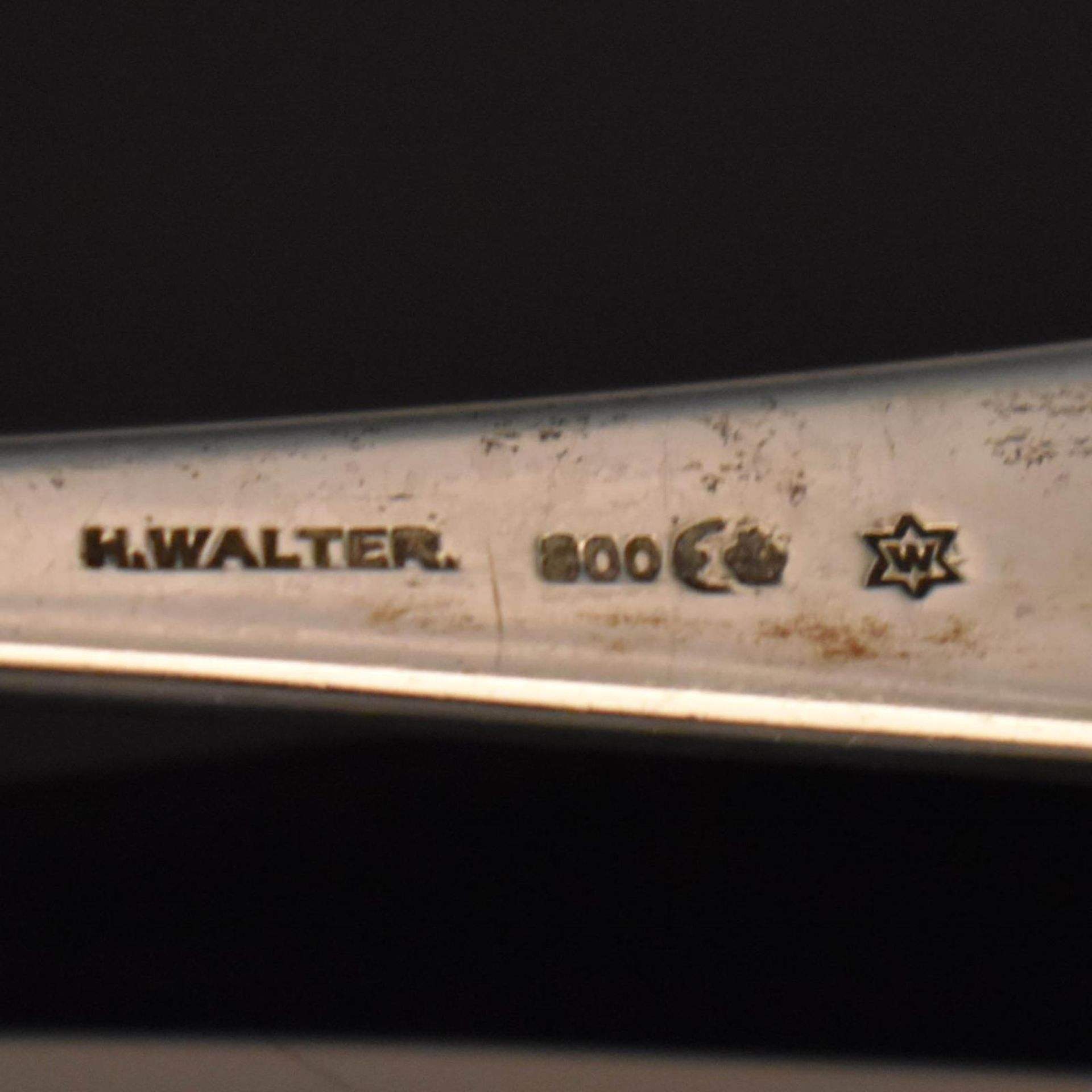 Schöpfkelle. Halle, 20. Jh., Hermann Walter | Silber, innen vergoldet. - Bild 3 aus 3