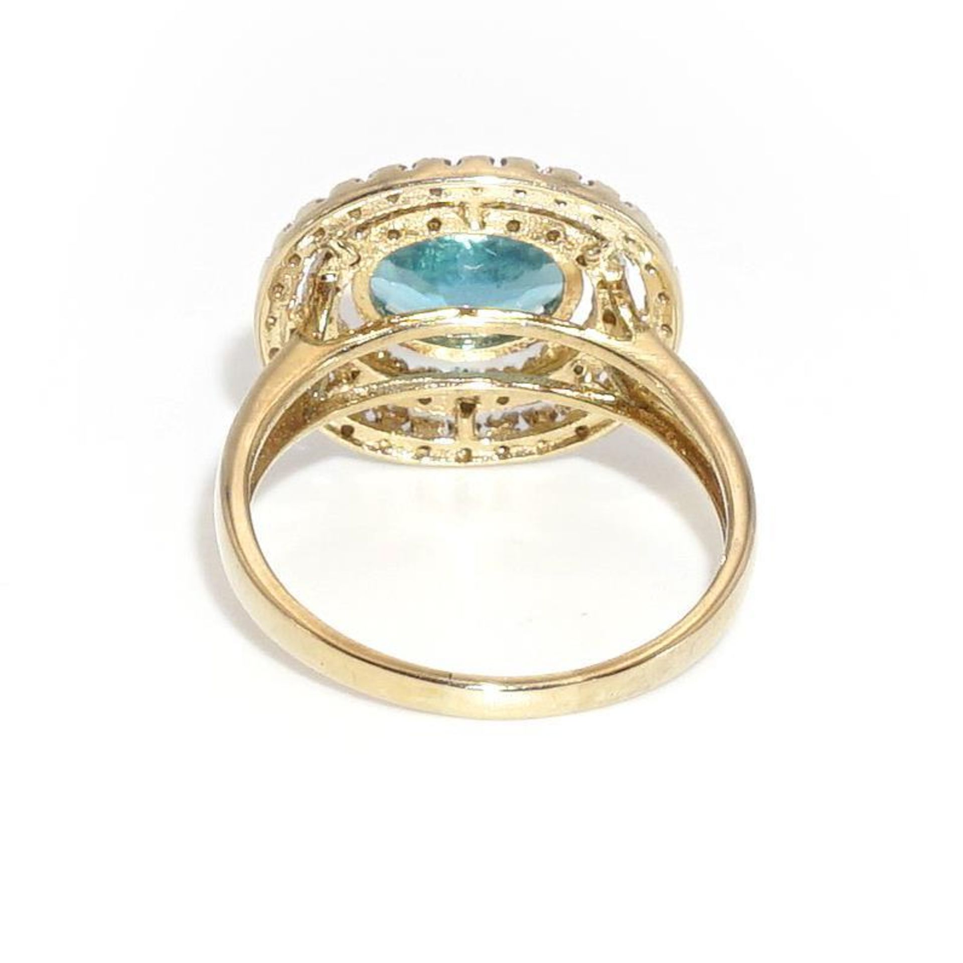 Ring. 10 K GG und WG. - Bild 3 aus 3