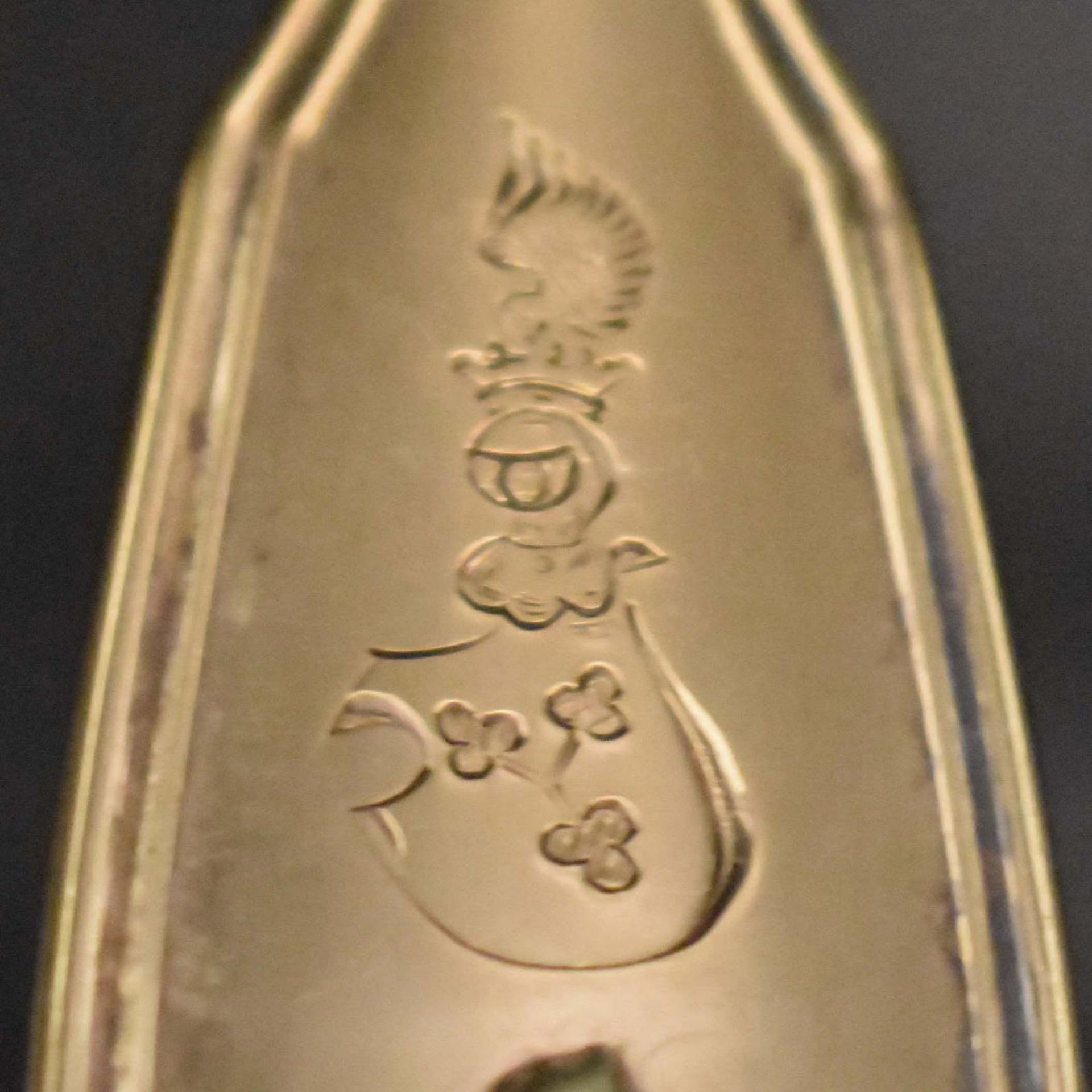 Sechs Löffel. Silber, vergoldet. - Bild 2 aus 3