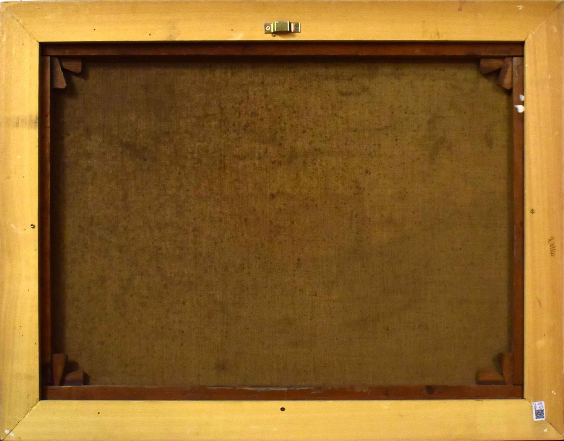 HEILMAYR, KARL (?). Blick von der Villa Doria auf San Pietro. Öl/Leinwand. - Bild 3 aus 3