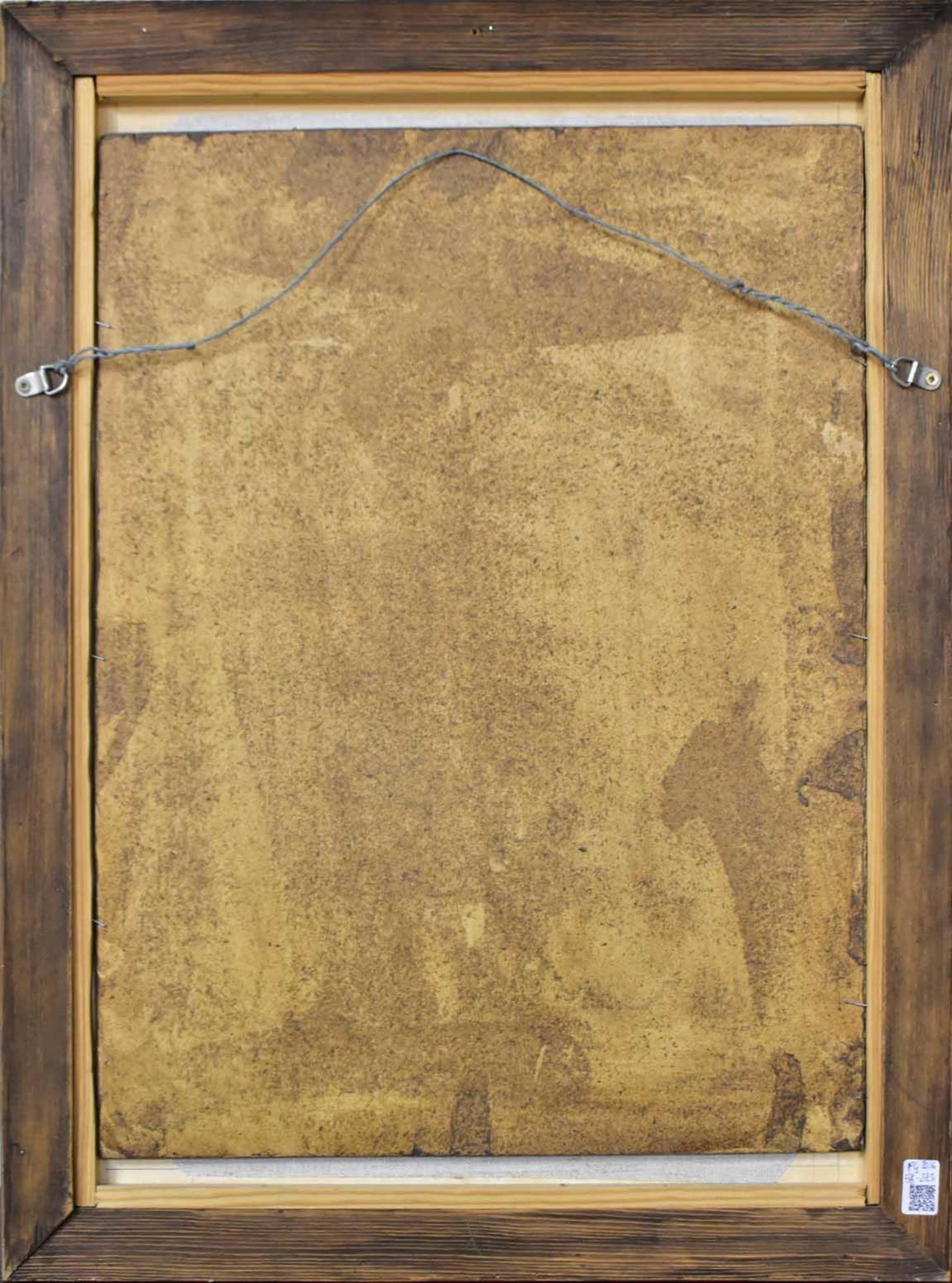 PALMENBERG, EMILIE VON. Malerin an der Staffelei. Öl/Karton. - Bild 3 aus 3