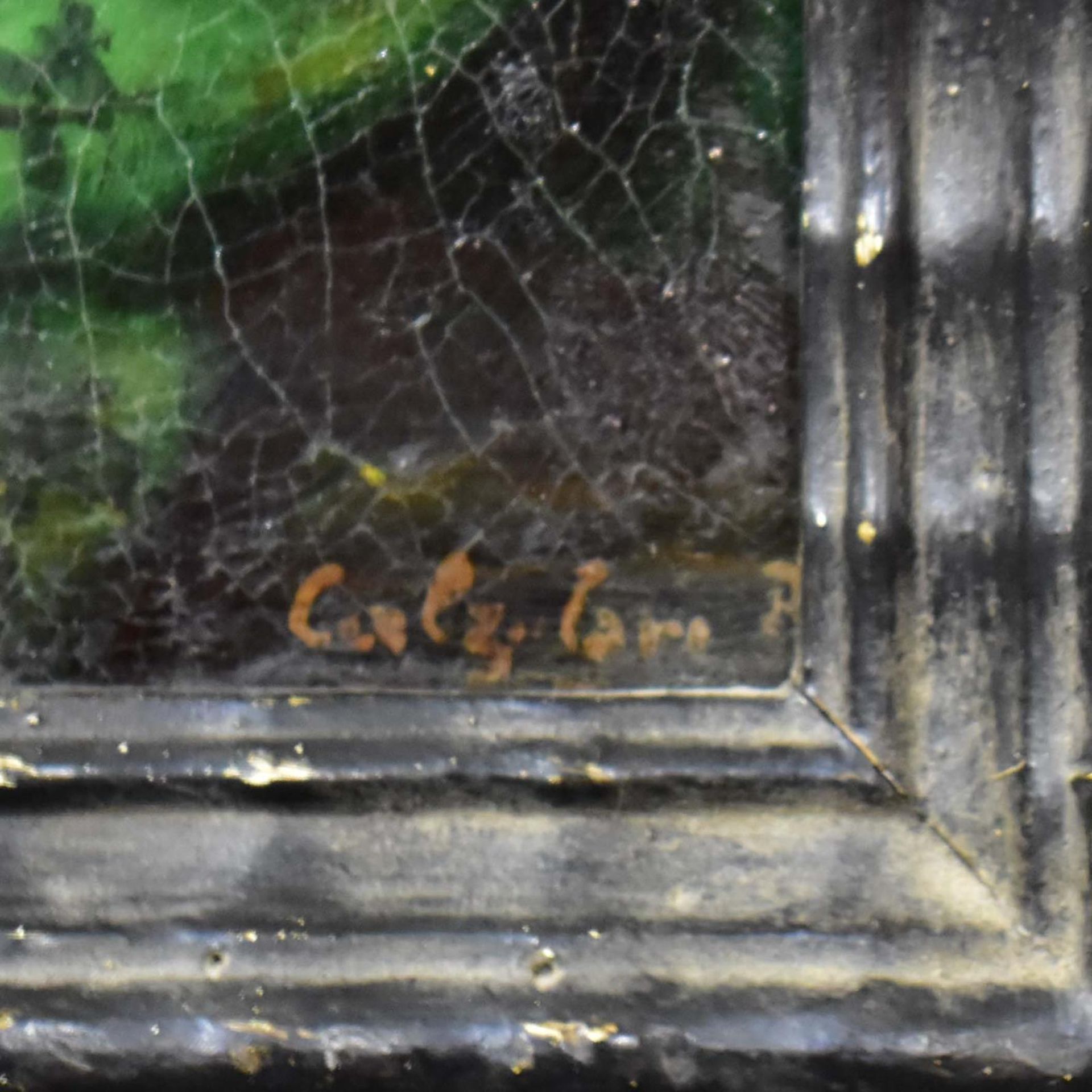 UNBEKANNT. Früchtestillleben. Öl/Leinwand. - Bild 2 aus 3