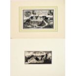 WENING, MICHAEL. Stadt- und Klosteransichten. 25 Kupferstiche.