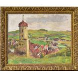 GUILLERY, FRANZ. Harburg a. d. Wörnitz. Öl/Leinwand.