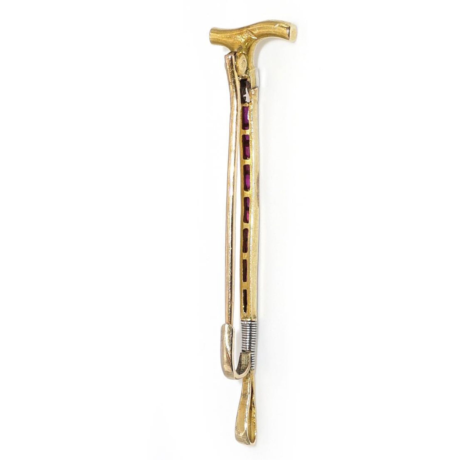 Nadel. 18 K GG. - Bild 2 aus 2