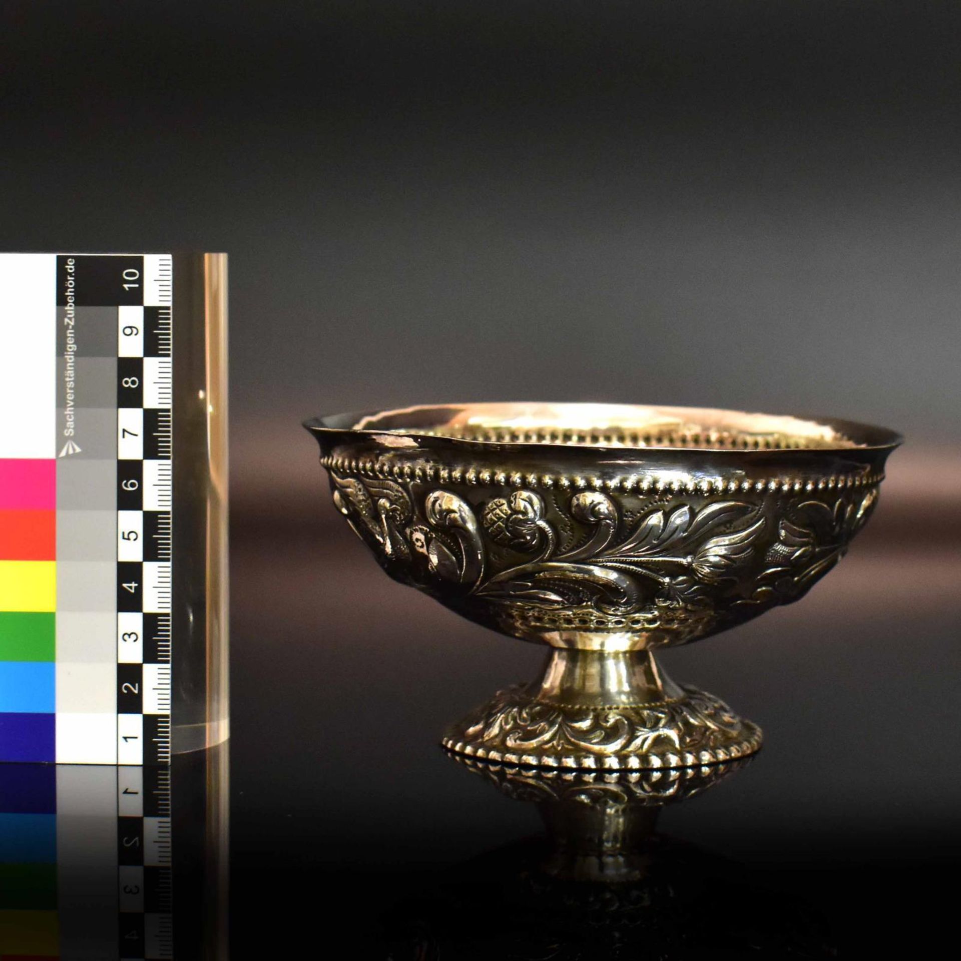 Kleine Fußschale. Silber. - Bild 2 aus 3