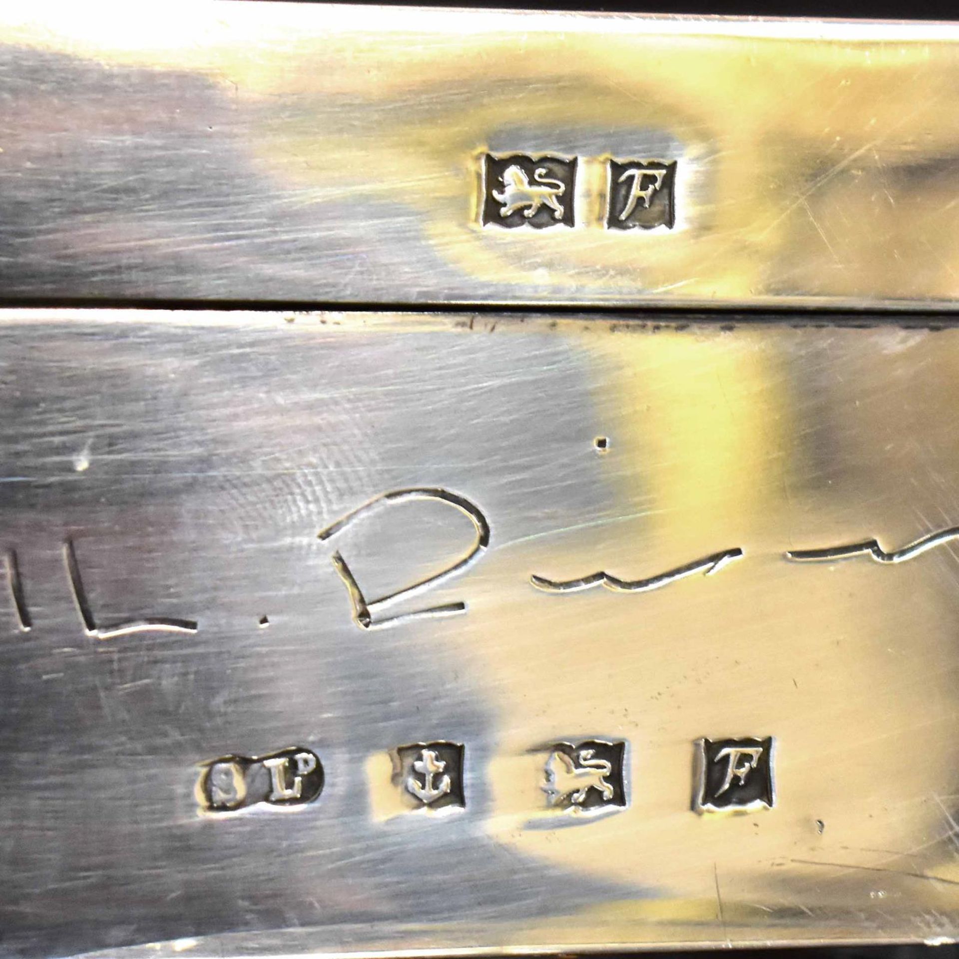 Zigarettendose und Aschenbecher. Birmingham, William Suckling Ltd. und Adie Brothers Ltd. | Silbe... - Bild 5 aus 5