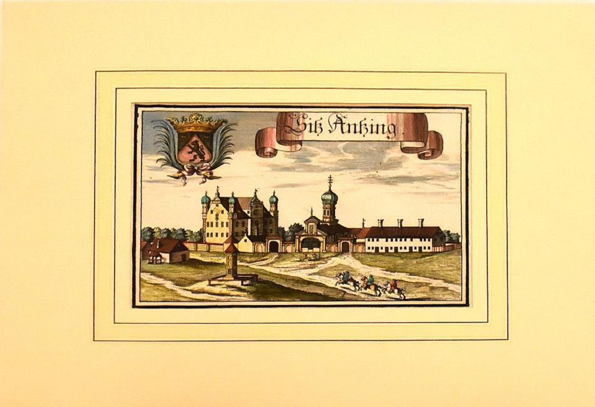 WENING, MICHAEL. Stadt- und Klosteransichten. 25 Kupferstiche. - Bild 5 aus 8