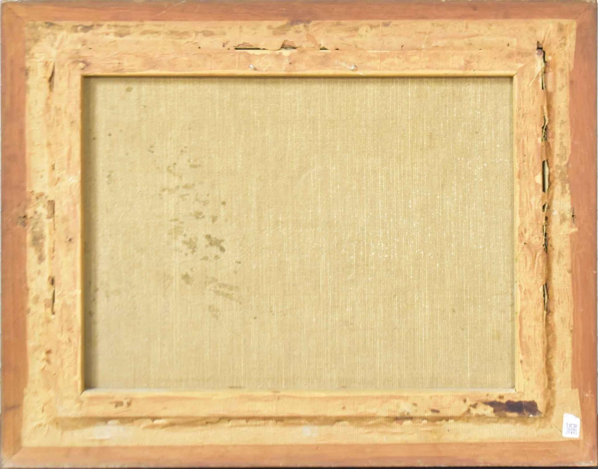 HOSE, H. R.. Pool im Garten. Öl/Leinwand. - Bild 3 aus 3