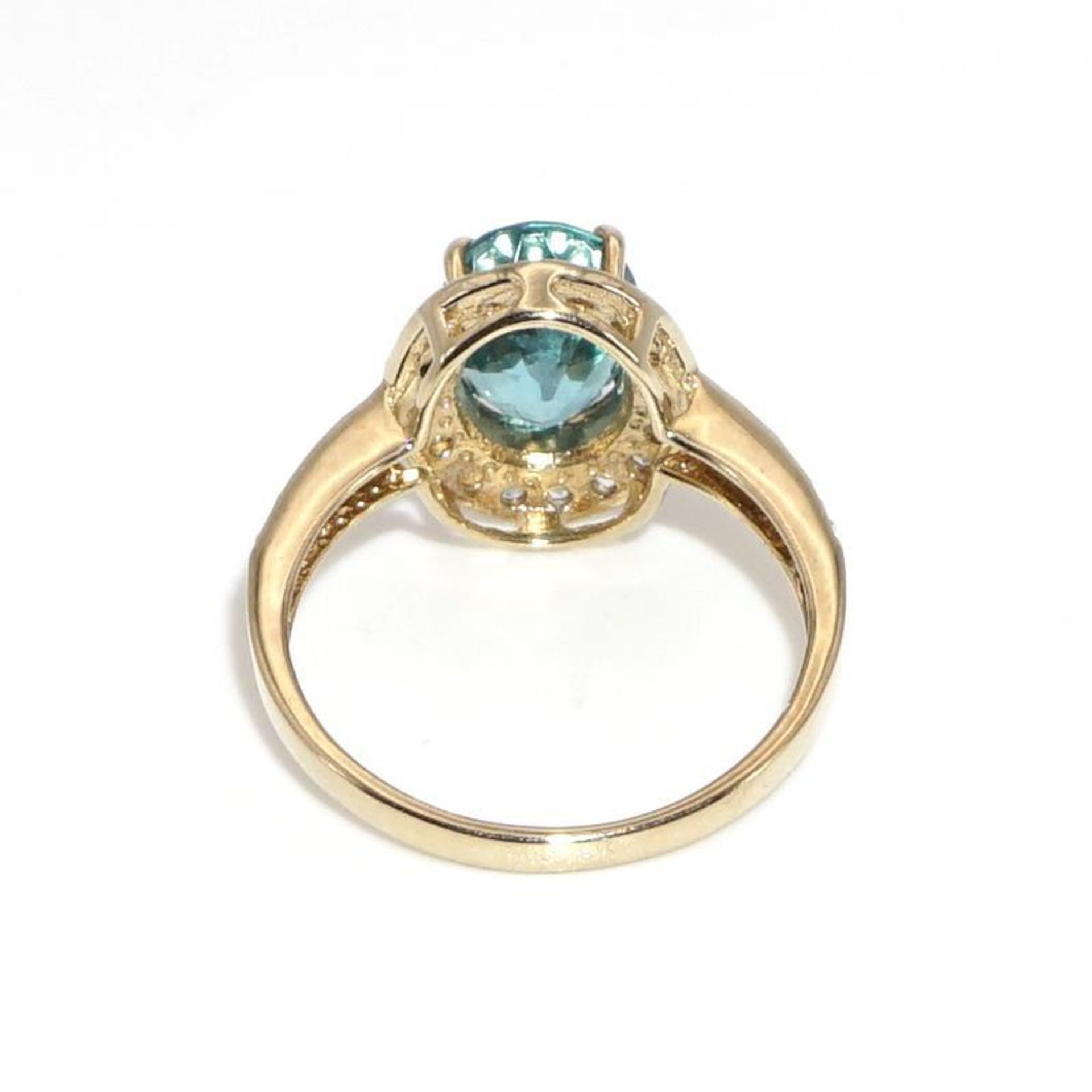 Ring. 10 K GG und WG. - Bild 3 aus 3