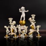 Zehn Putten. Hutschenreuther, nach Entwürfen Tutter und Werner bzw. Carl Scheidig, Gräfenthal |...