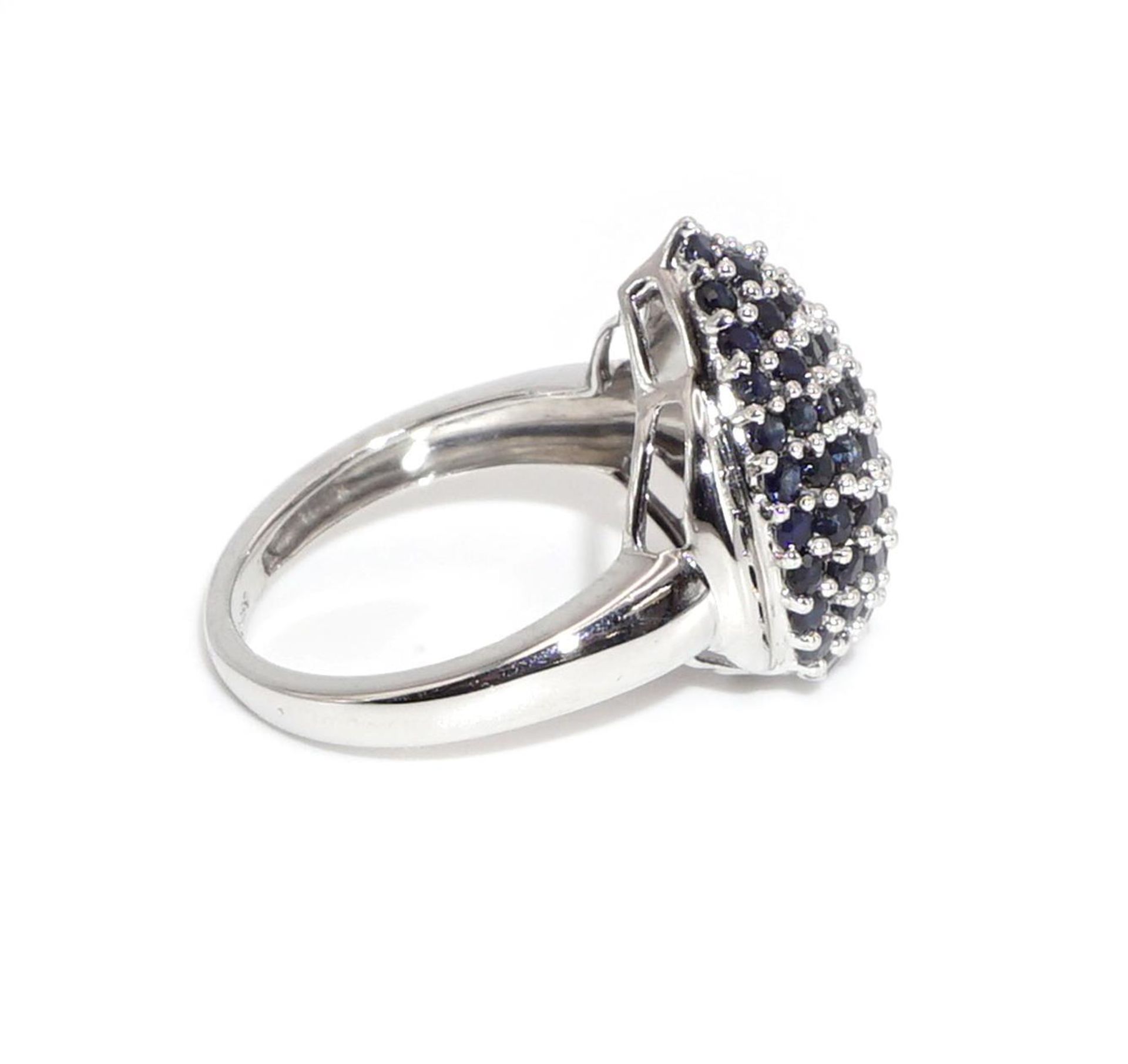 Ring. 14 K WG. - Bild 2 aus 3