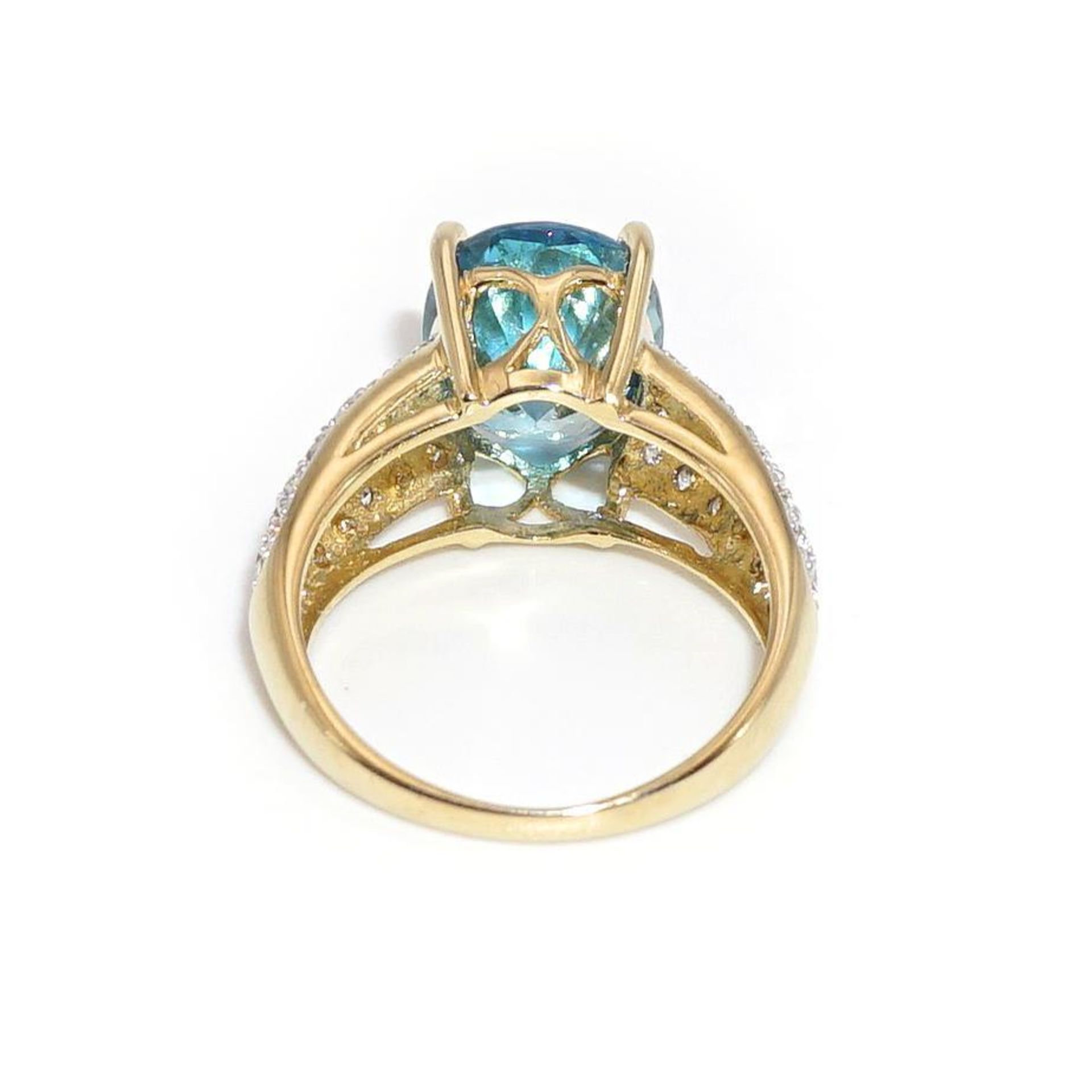 Ring. 10 K GG und WG. - Bild 3 aus 3