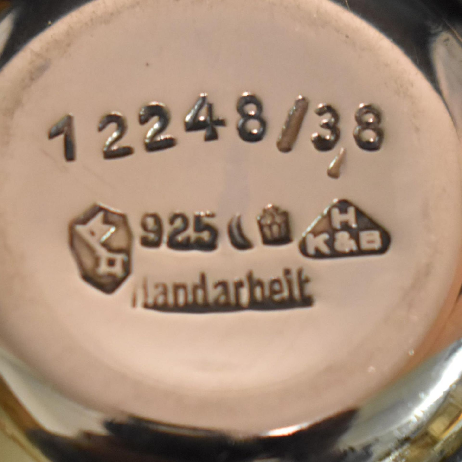 Drei Becher. Bremen, 20. Jh., Koch & Bergfeld | Silber, tlw. vergoldet. - Bild 3 aus 3