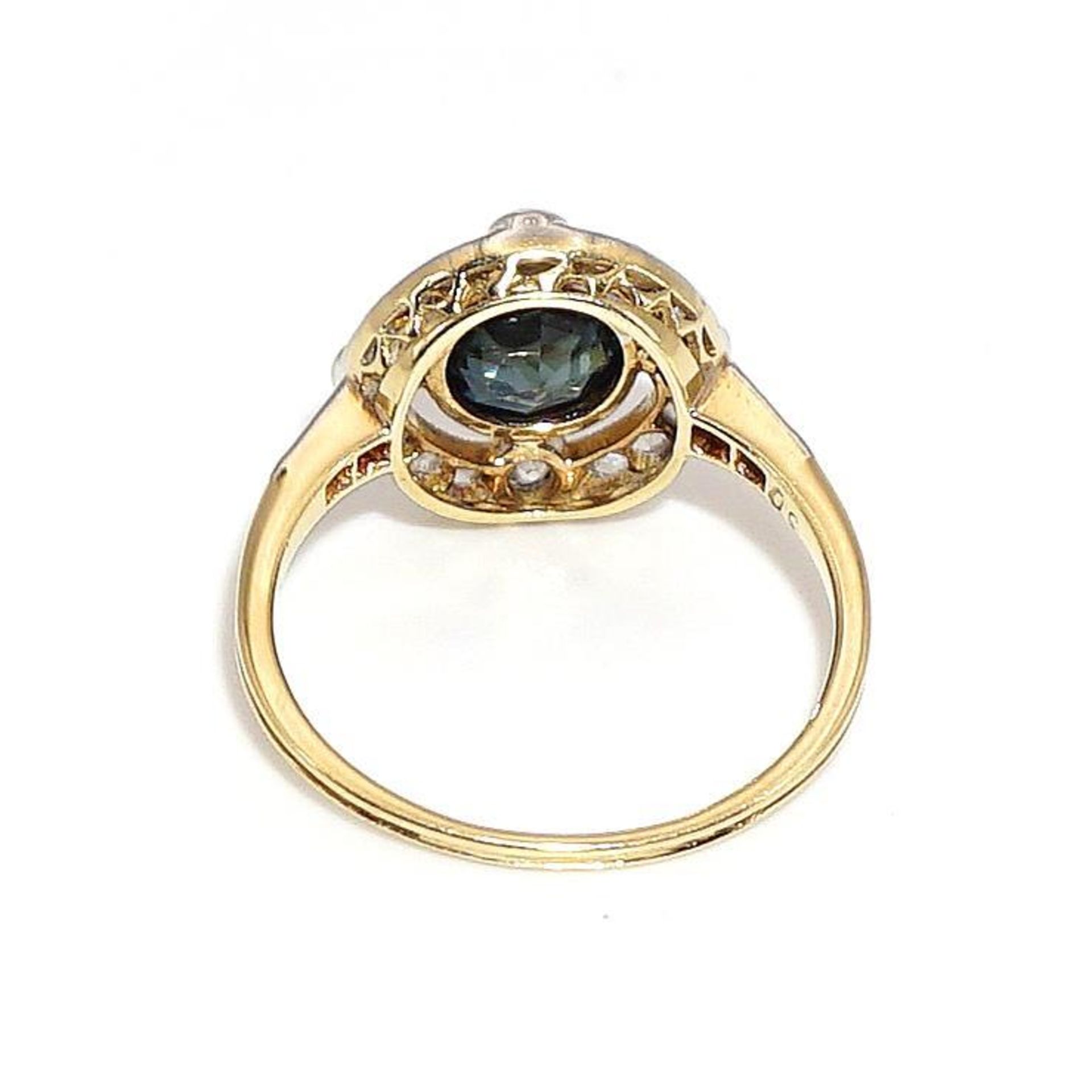 Ring. 18 K GG und WG. - Bild 2 aus 2